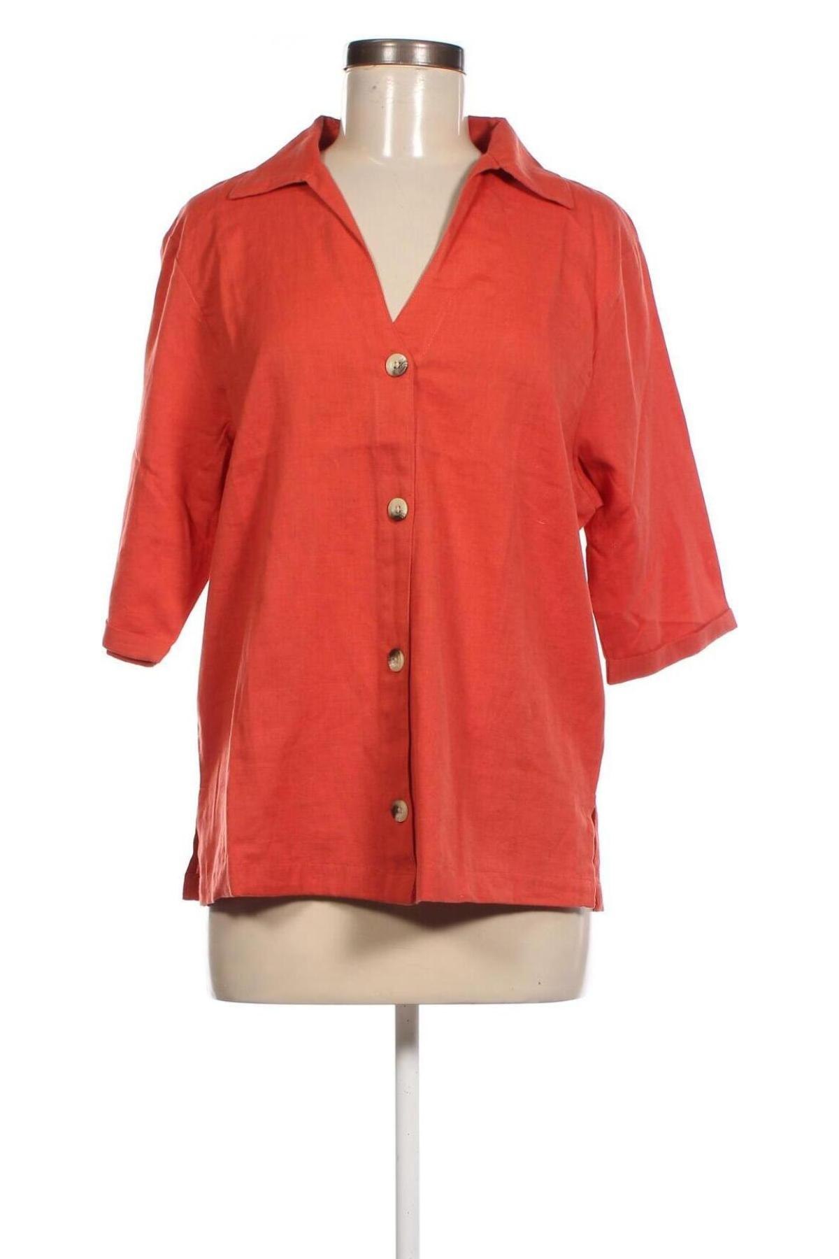 Γυναικείο πουκάμισο Dorothy Perkins, Μέγεθος M, Χρώμα Πορτοκαλί, Τιμή 15,88 €