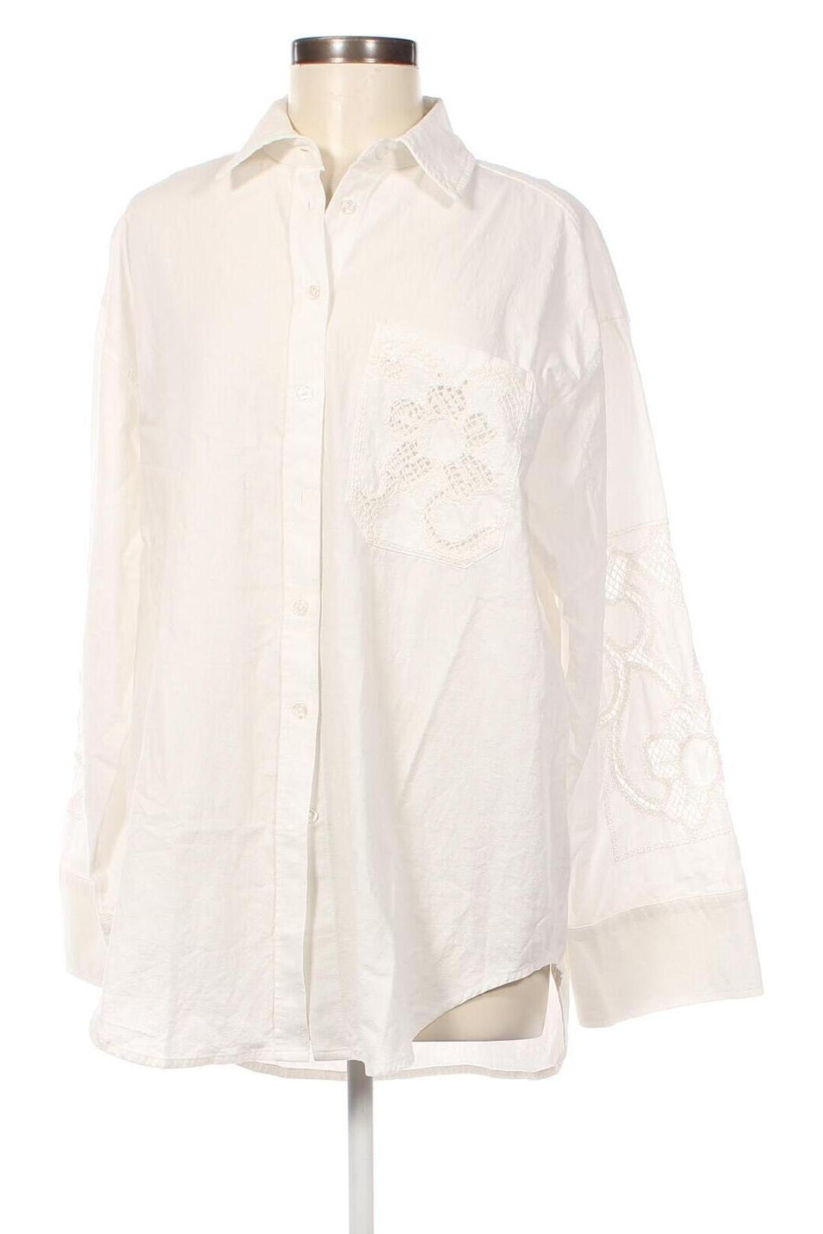 Дамска риза Edited, Размер S, Цвят Бял, Цена 30,80 лв.