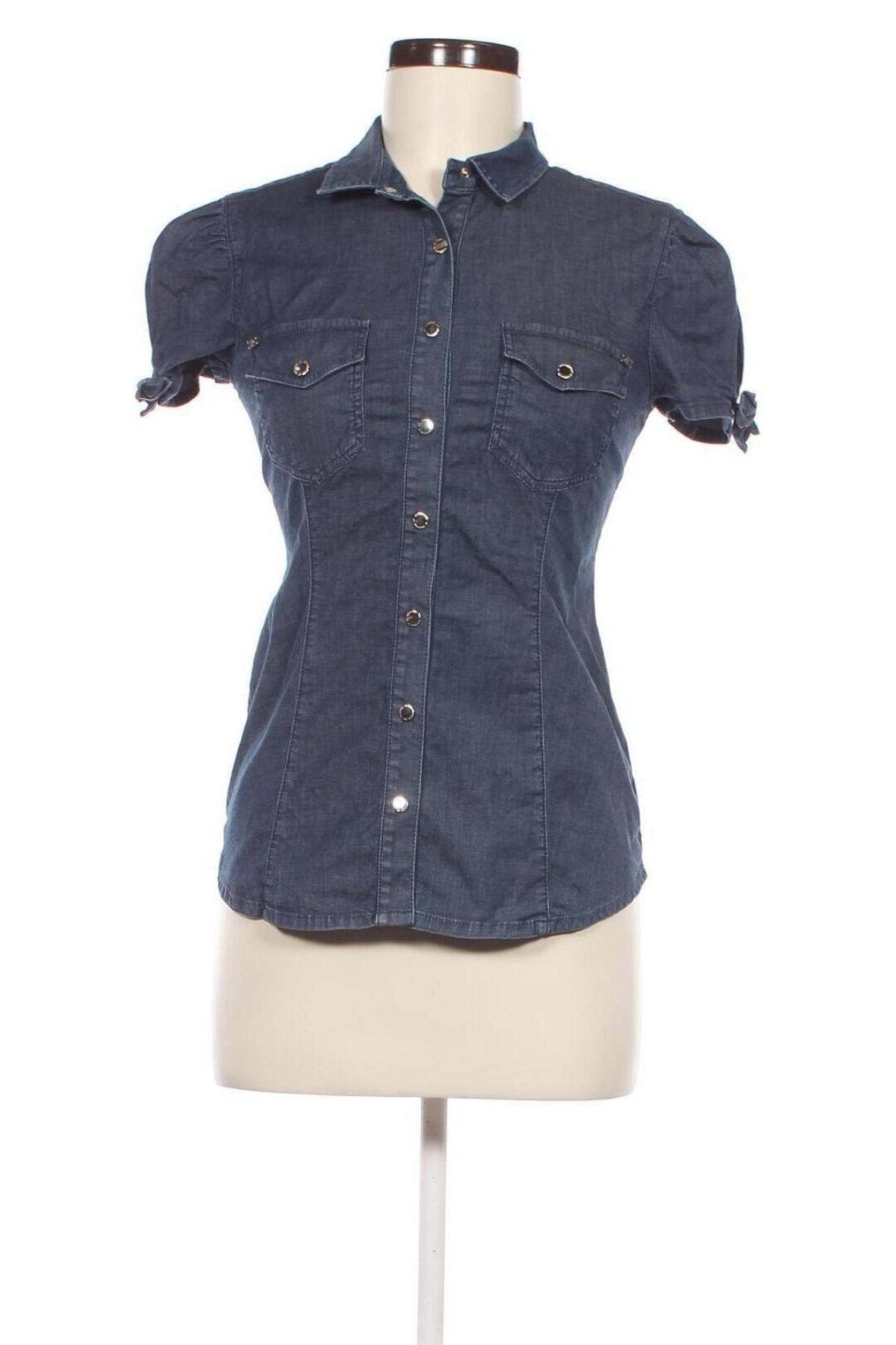Γυναικείο πουκάμισο Elisabetta Franchi, Μέγεθος S, Χρώμα Μπλέ, Τιμή 49,26 €