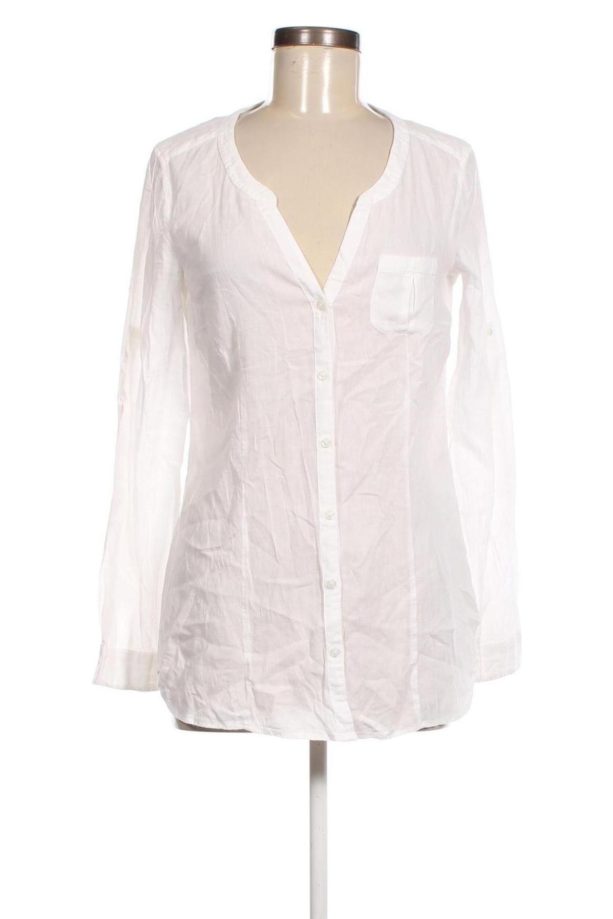 Γυναικείο πουκάμισο Esprit, Μέγεθος S, Χρώμα Λευκό, Τιμή 11,57 €