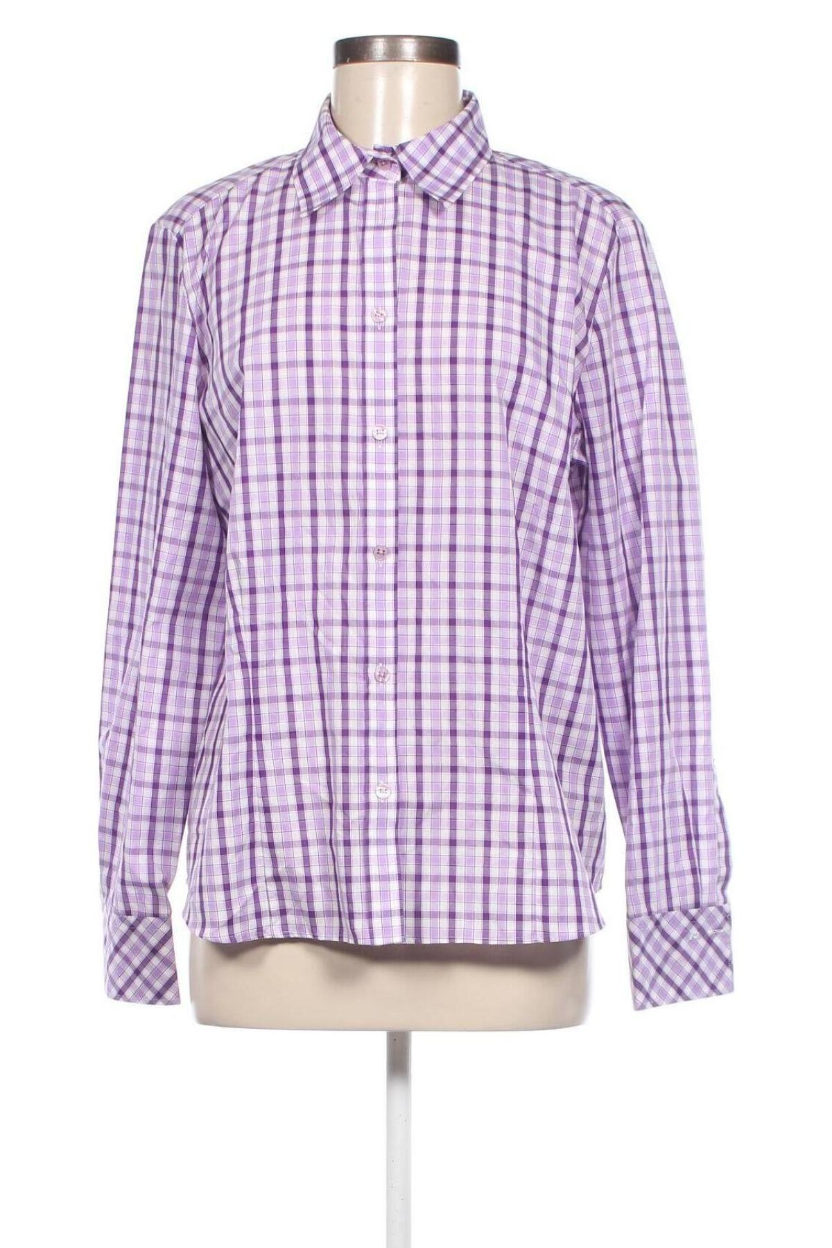 Γυναικείο πουκάμισο Eterna, Μέγεθος XL, Χρώμα Βιολετί, Τιμή 14,85 €