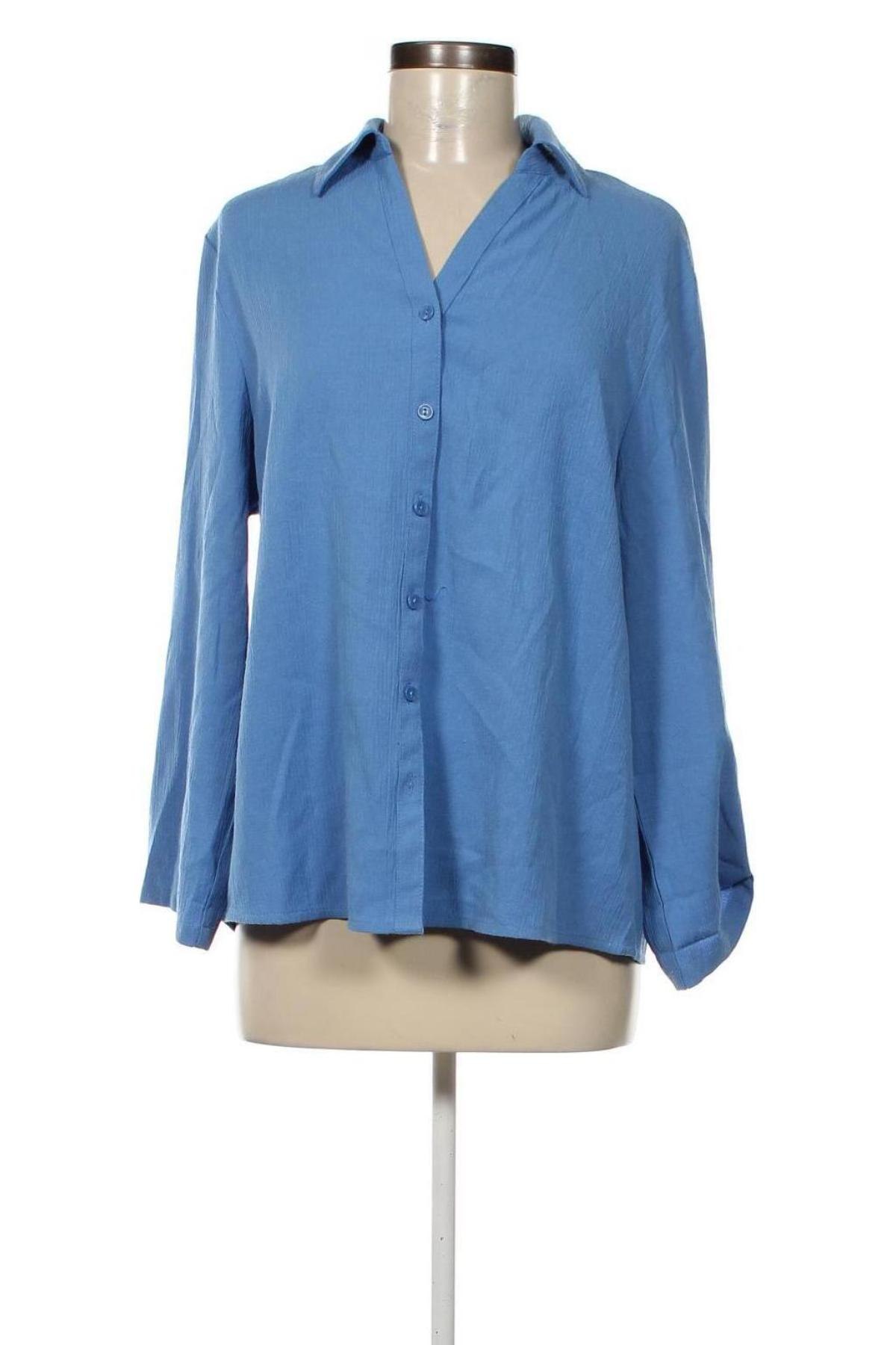 Γυναικείο πουκάμισο Ewm, Μέγεθος XL, Χρώμα Μπλέ, Τιμή 11,13 €