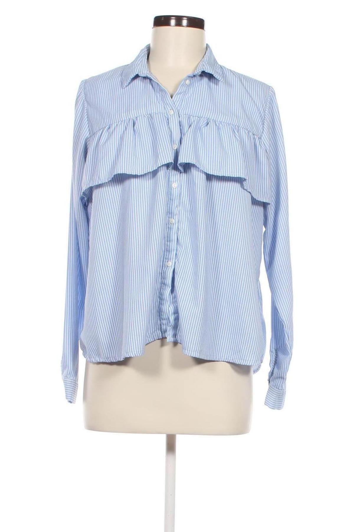 Γυναικείο πουκάμισο Fb Sister, Μέγεθος M, Χρώμα Μπλέ, Τιμή 7,66 €