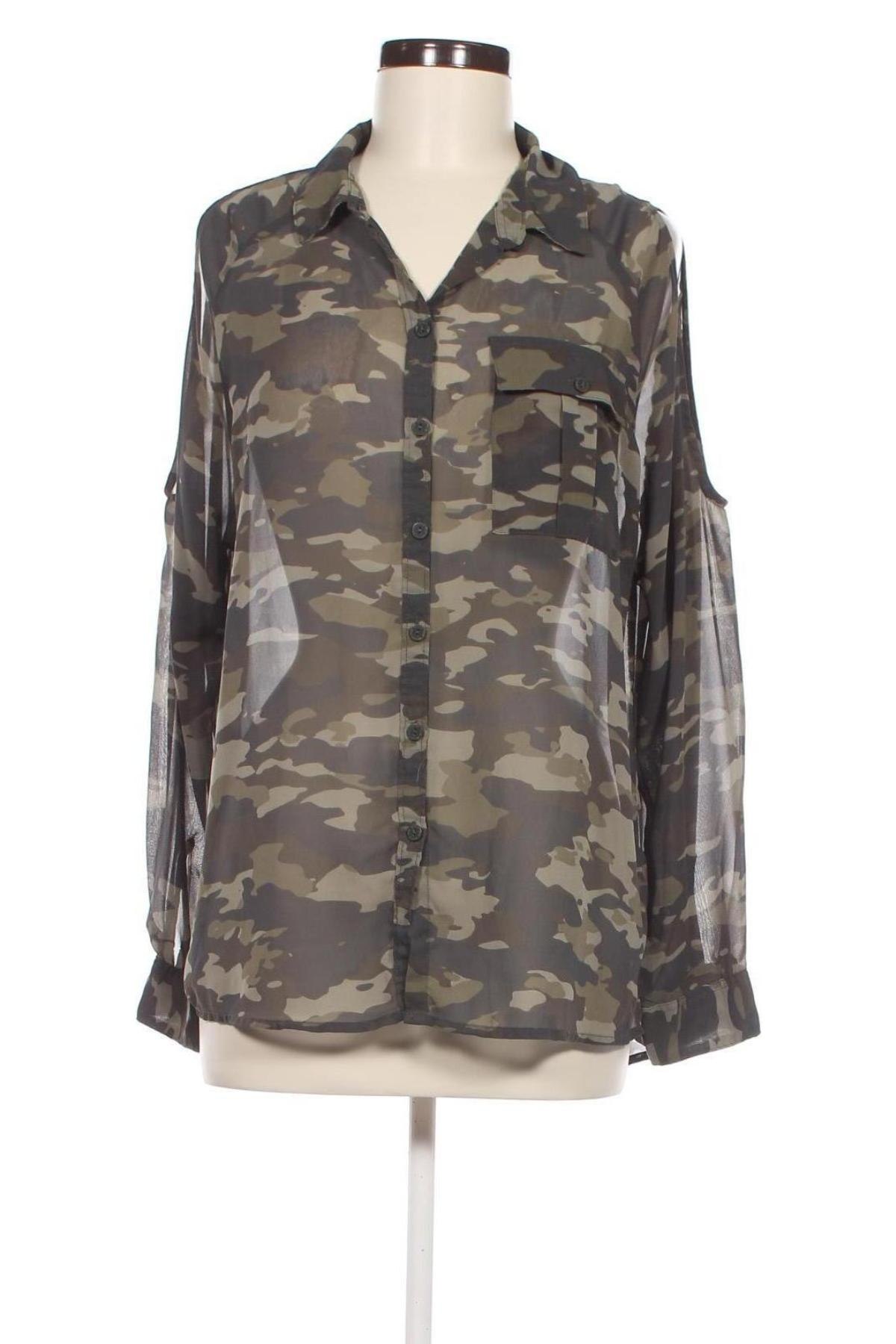 Γυναικείο πουκάμισο Fb Sister, Μέγεθος L, Χρώμα Πολύχρωμο, Τιμή 7,66 €