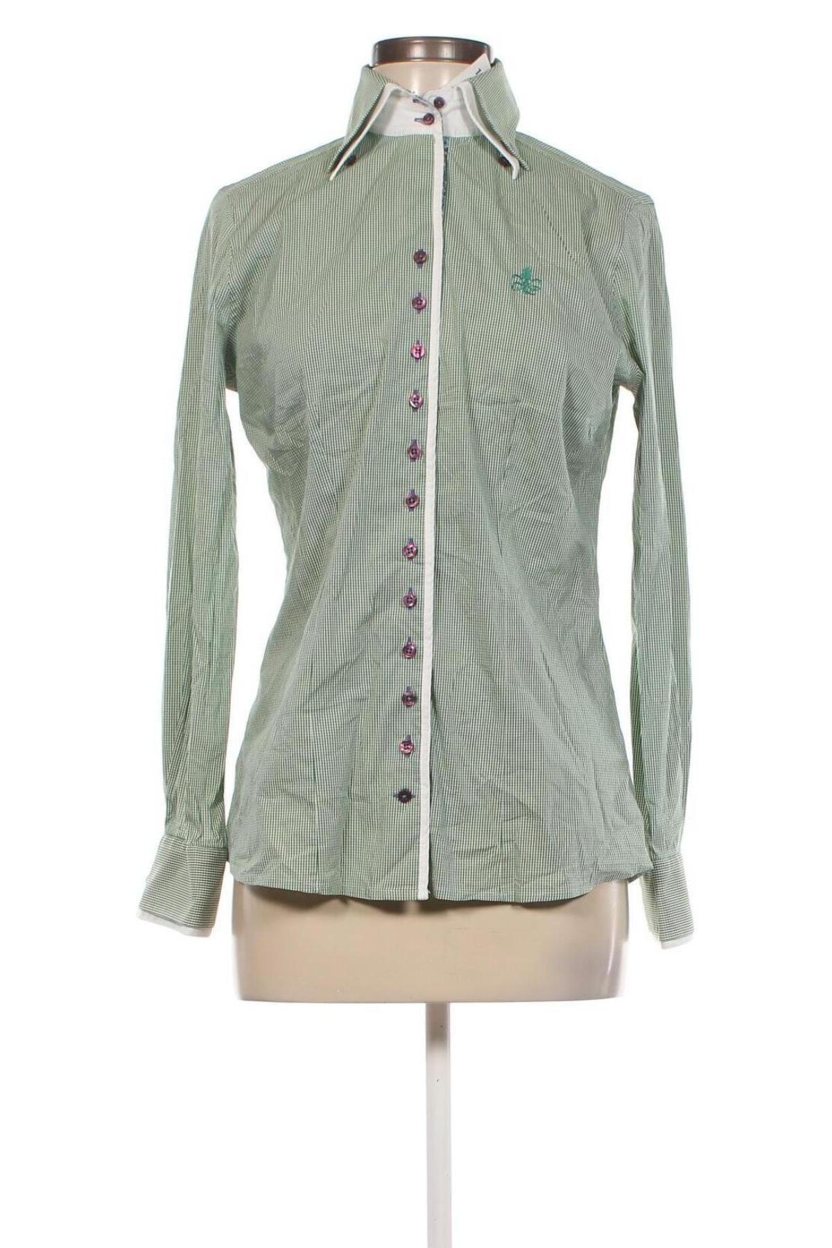 Дамска риза Fior Da Liso, Размер M, Цвят Зелен, Цена 23,00 лв.