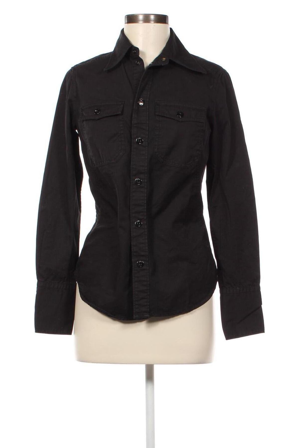 Γυναικείο πουκάμισο G-Star Raw, Μέγεθος S, Χρώμα Μαύρο, Τιμή 67,66 €