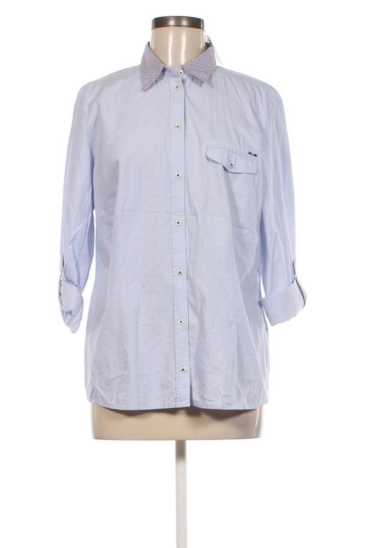 Γυναικείο πουκάμισο G.W., Μέγεθος XL, Χρώμα Μπλέ, Τιμή 16,33 €