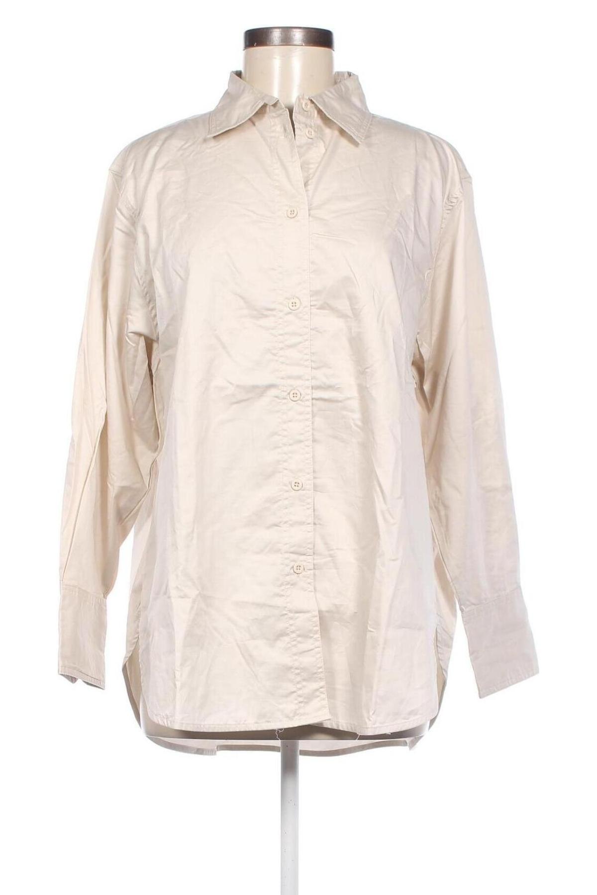 Γυναικείο πουκάμισο Guido Maria Kretschmer for About You, Μέγεθος S, Χρώμα  Μπέζ, Τιμή 19,85 €