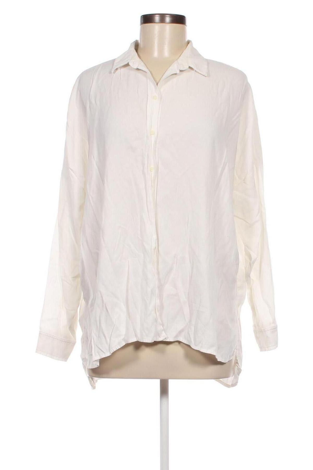 Γυναικείο πουκάμισο H&M, Μέγεθος S, Χρώμα Εκρού, Τιμή 7,67 €