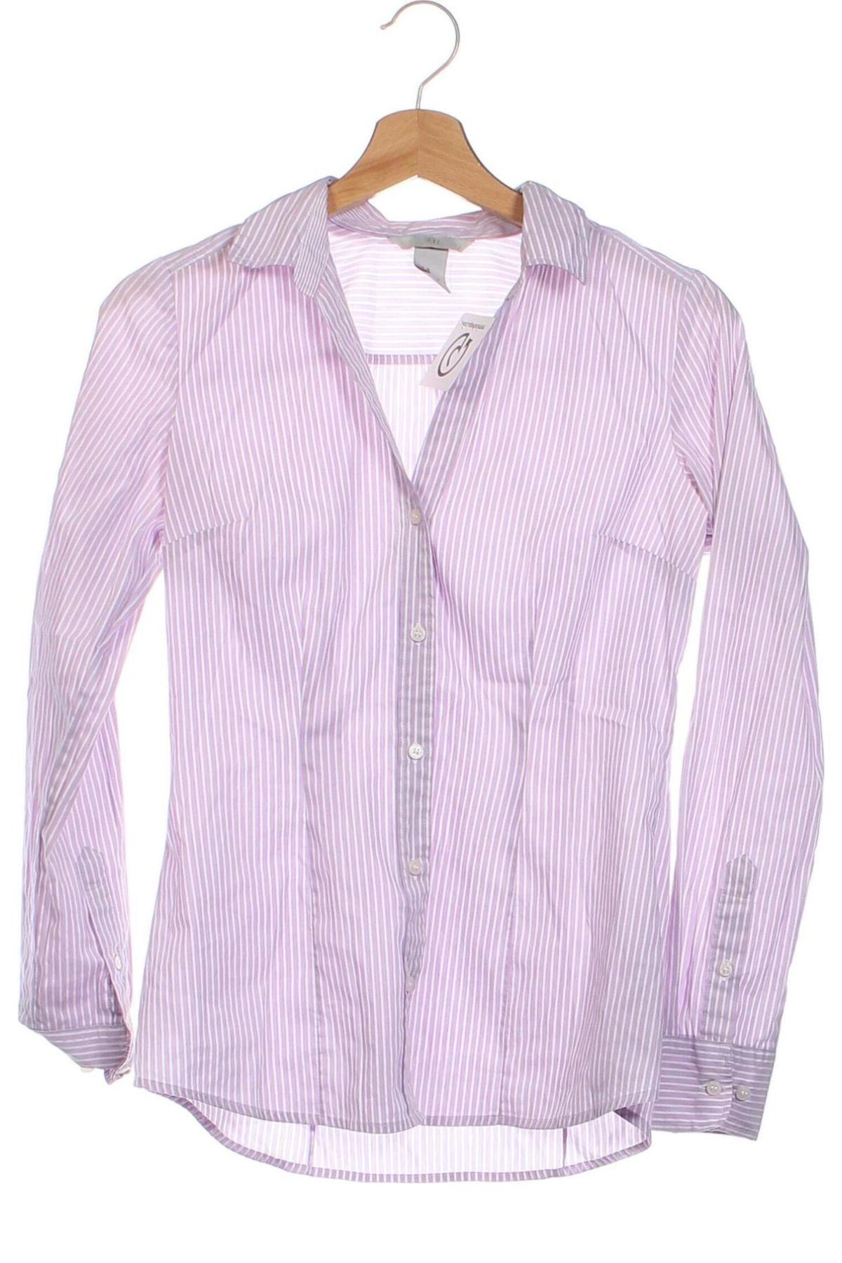 Γυναικείο πουκάμισο H&M, Μέγεθος XS, Χρώμα Πολύχρωμο, Τιμή 7,31 €