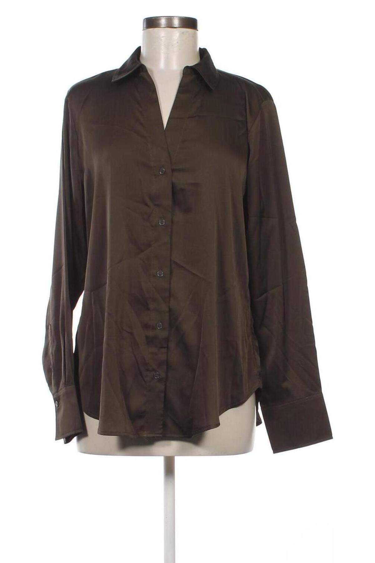 Γυναικείο πουκάμισο H&M, Μέγεθος M, Χρώμα Γκρί, Τιμή 7,70 €