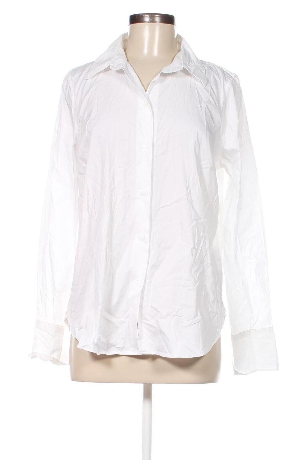 Дамска риза H&M, Размер M, Цвят Бял, Цена 12,50 лв.