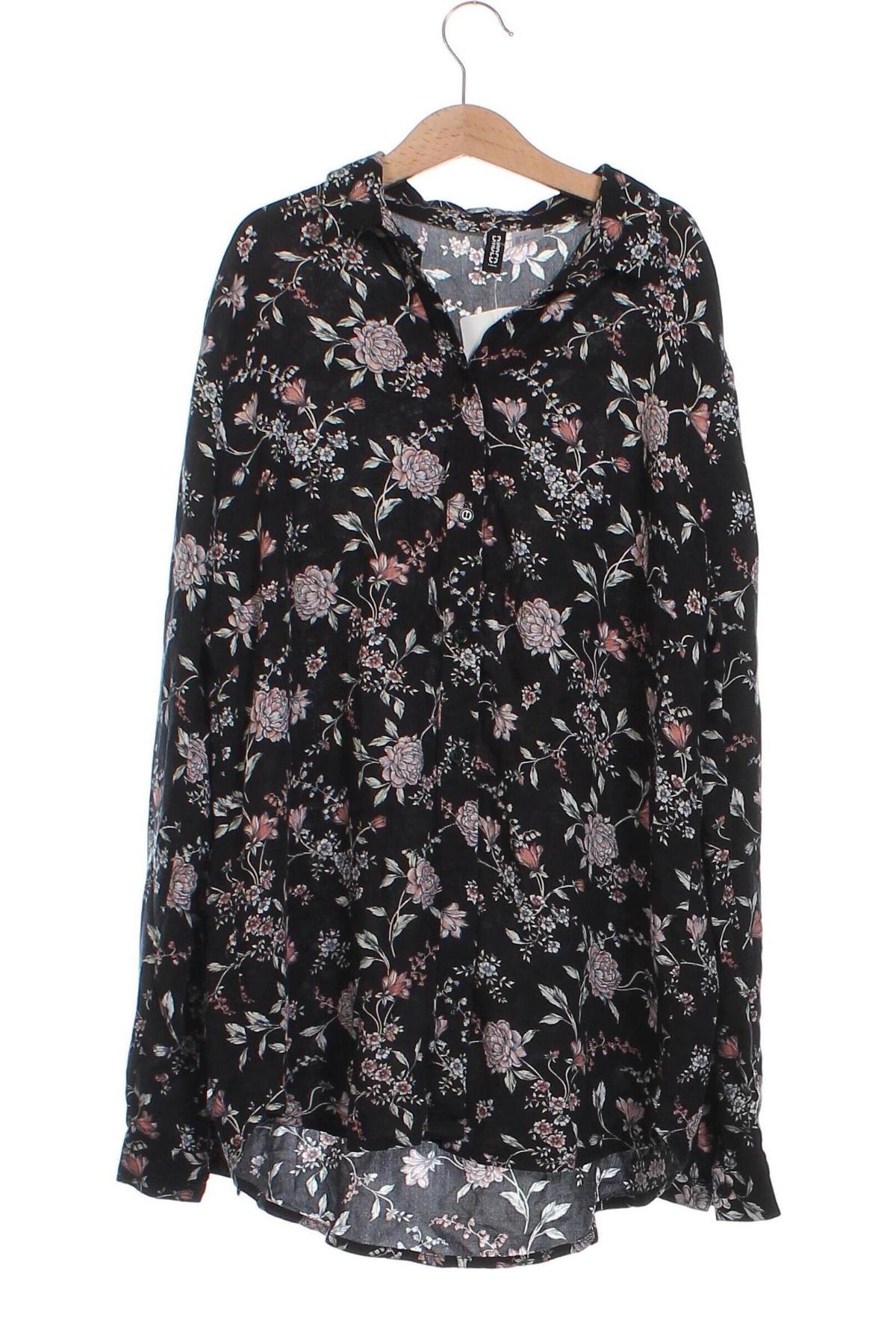 Γυναικείο πουκάμισο H&M Divided, Μέγεθος XS, Χρώμα Πολύχρωμο, Τιμή 7,80 €