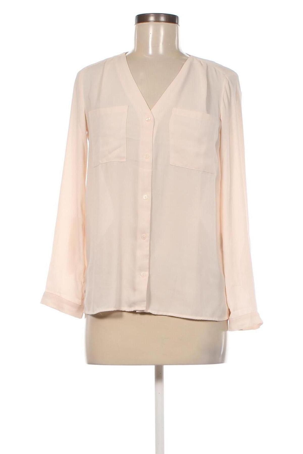 Γυναικείο πουκάμισο H&M Divided, Μέγεθος XXS, Χρώμα  Μπέζ, Τιμή 6,18 €