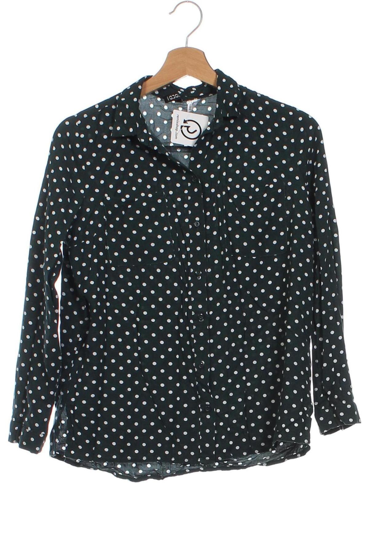 Γυναικείο πουκάμισο H&M Divided, Μέγεθος XS, Χρώμα Πράσινο, Τιμή 7,31 €