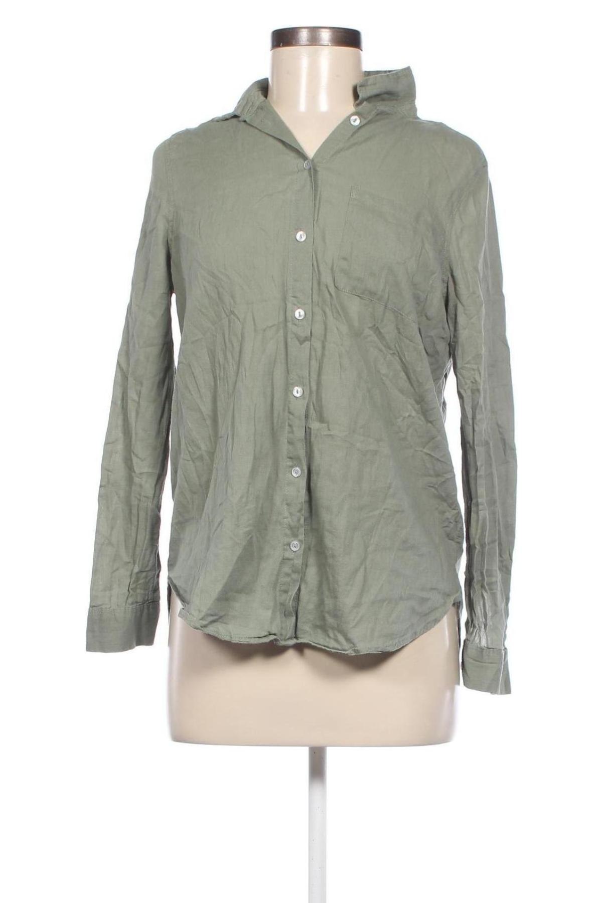 Дамска риза H&M Divided, Размер XS, Цвят Зелен, Цена 11,25 лв.