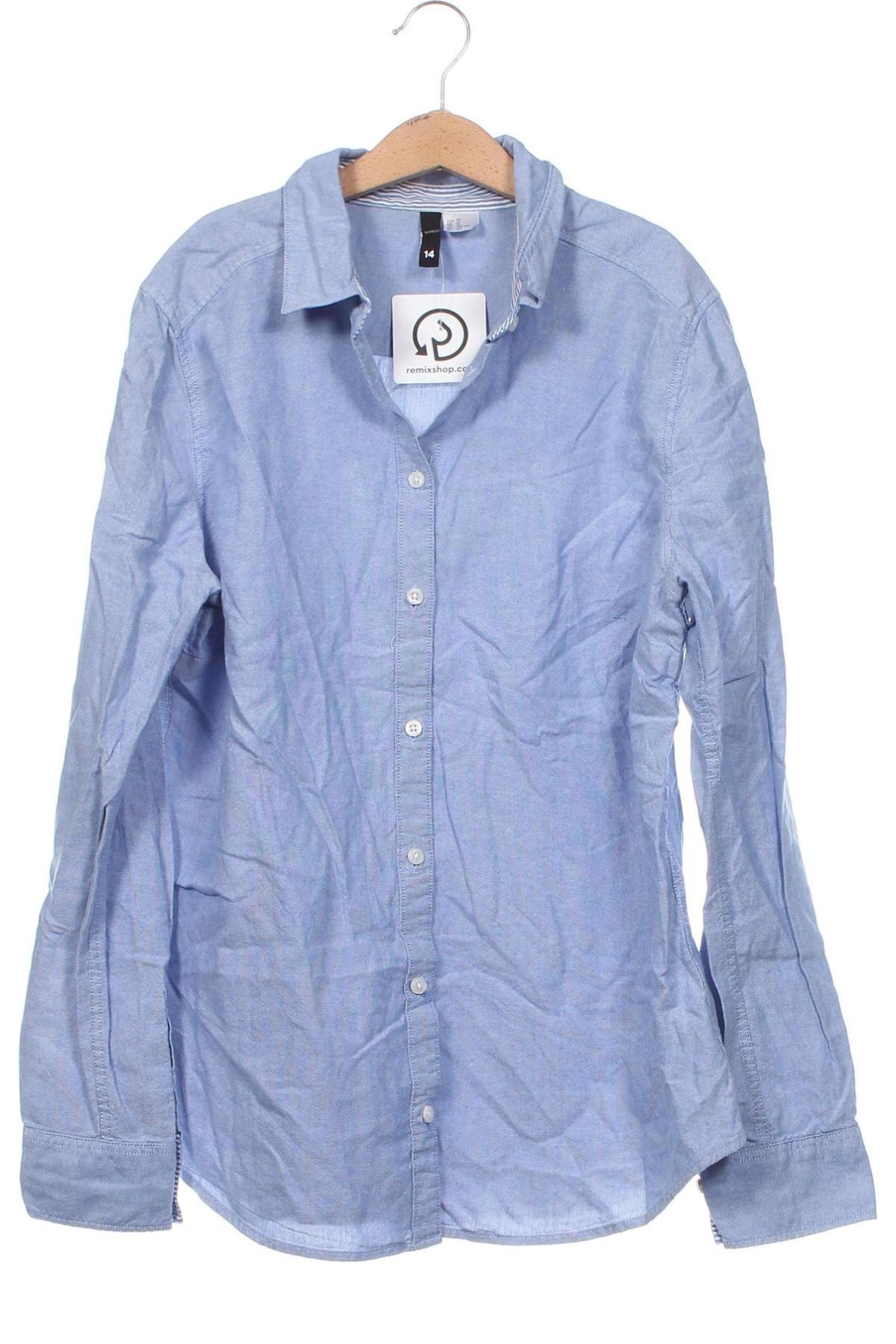 Γυναικείο πουκάμισο H&M Divided, Μέγεθος M, Χρώμα Μπλέ, Τιμή 8,50 €