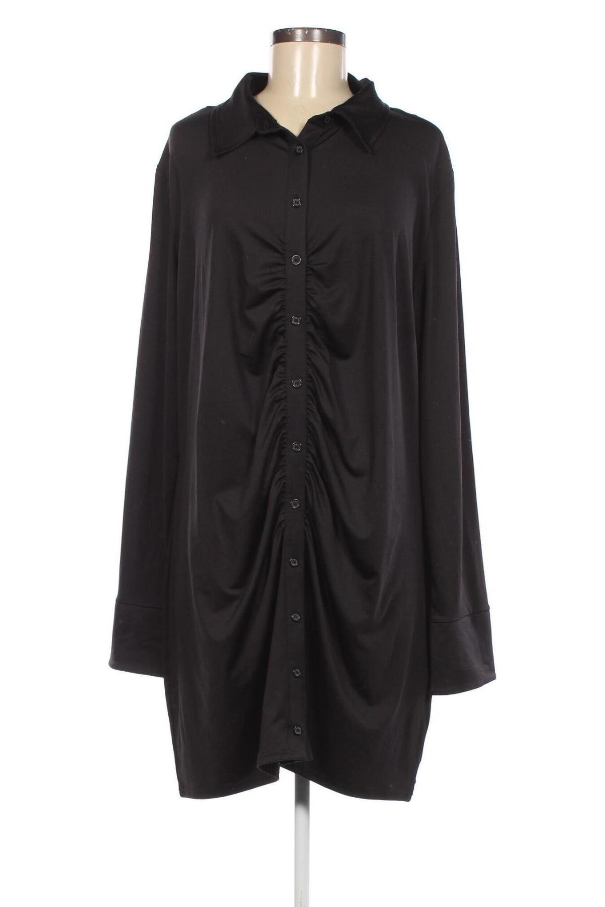 Γυναικείο πουκάμισο H&M Divided, Μέγεθος 3XL, Χρώμα Μαύρο, Τιμή 7,73 €