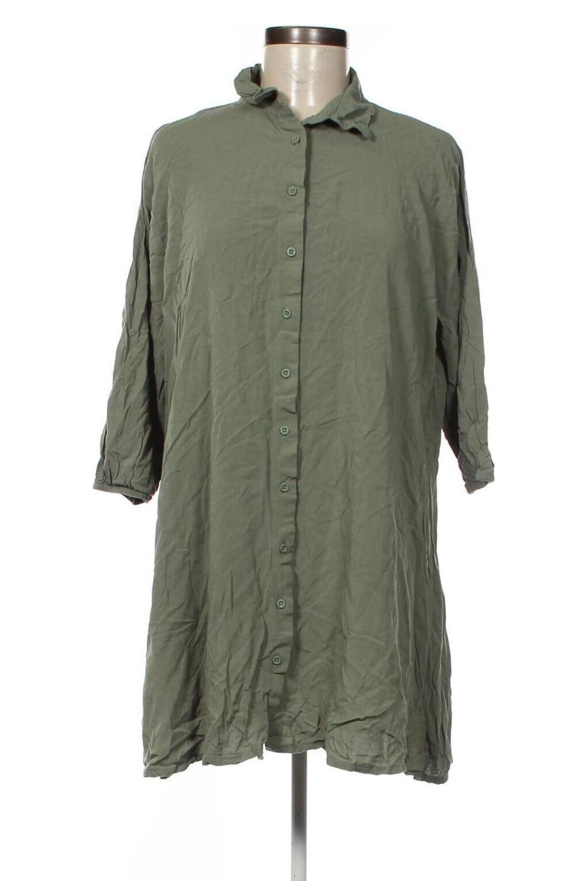 Γυναικείο πουκάμισο Janina, Μέγεθος XXL, Χρώμα Πράσινο, Τιμή 6,96 €