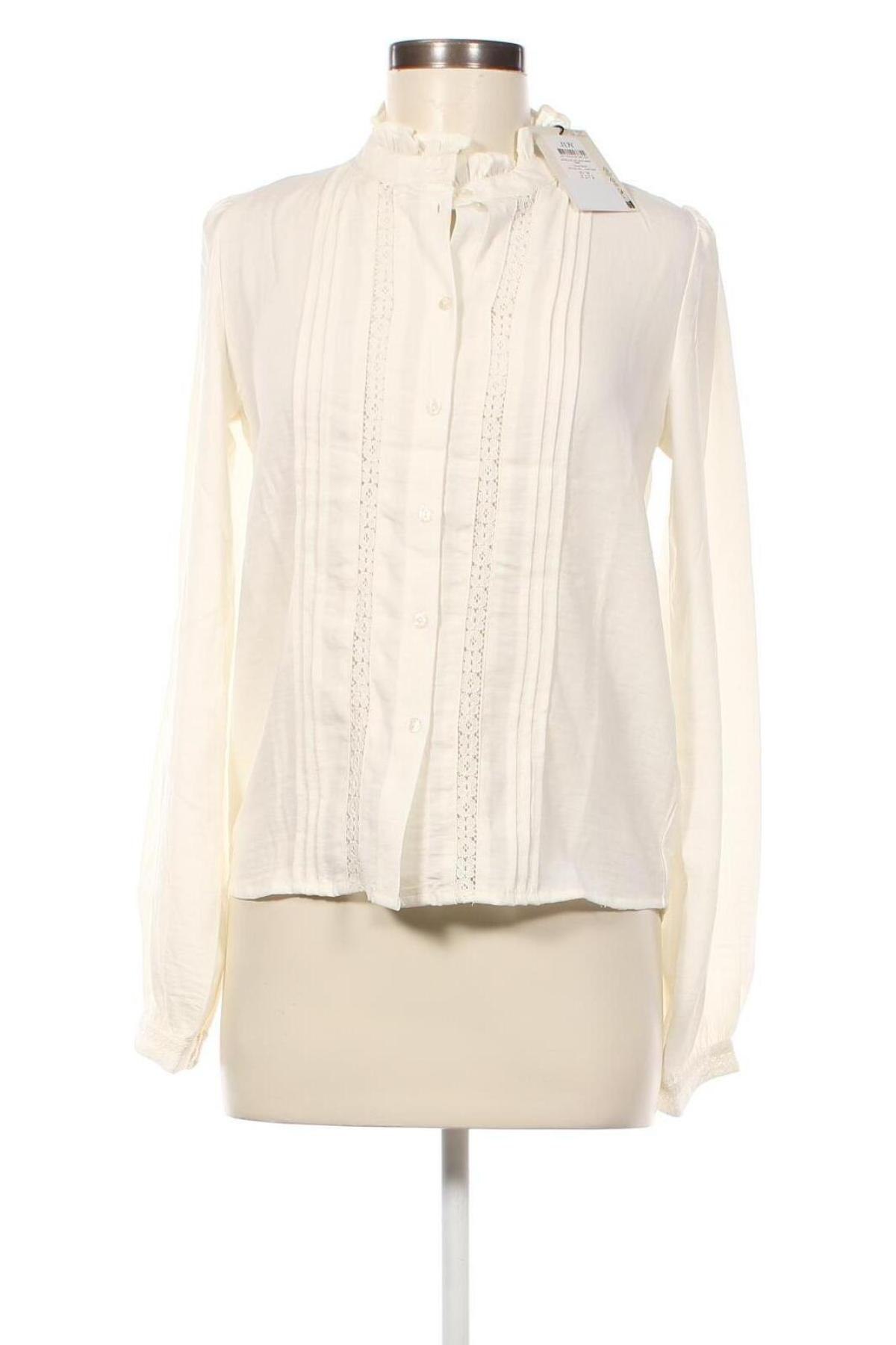 Γυναικείο πουκάμισο Jdy, Μέγεθος XXS, Χρώμα Εκρού, Τιμή 10,31 €