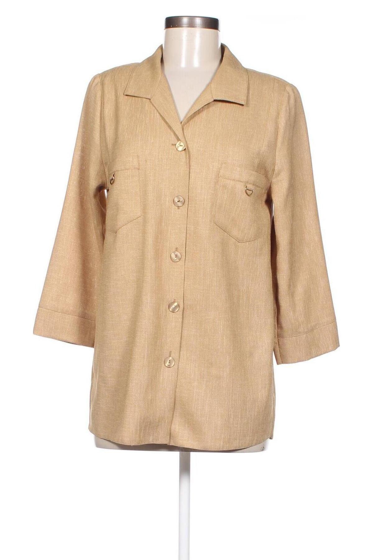Γυναικείο πουκάμισο Kombi, Μέγεθος M, Χρώμα  Μπέζ, Τιμή 7,41 €