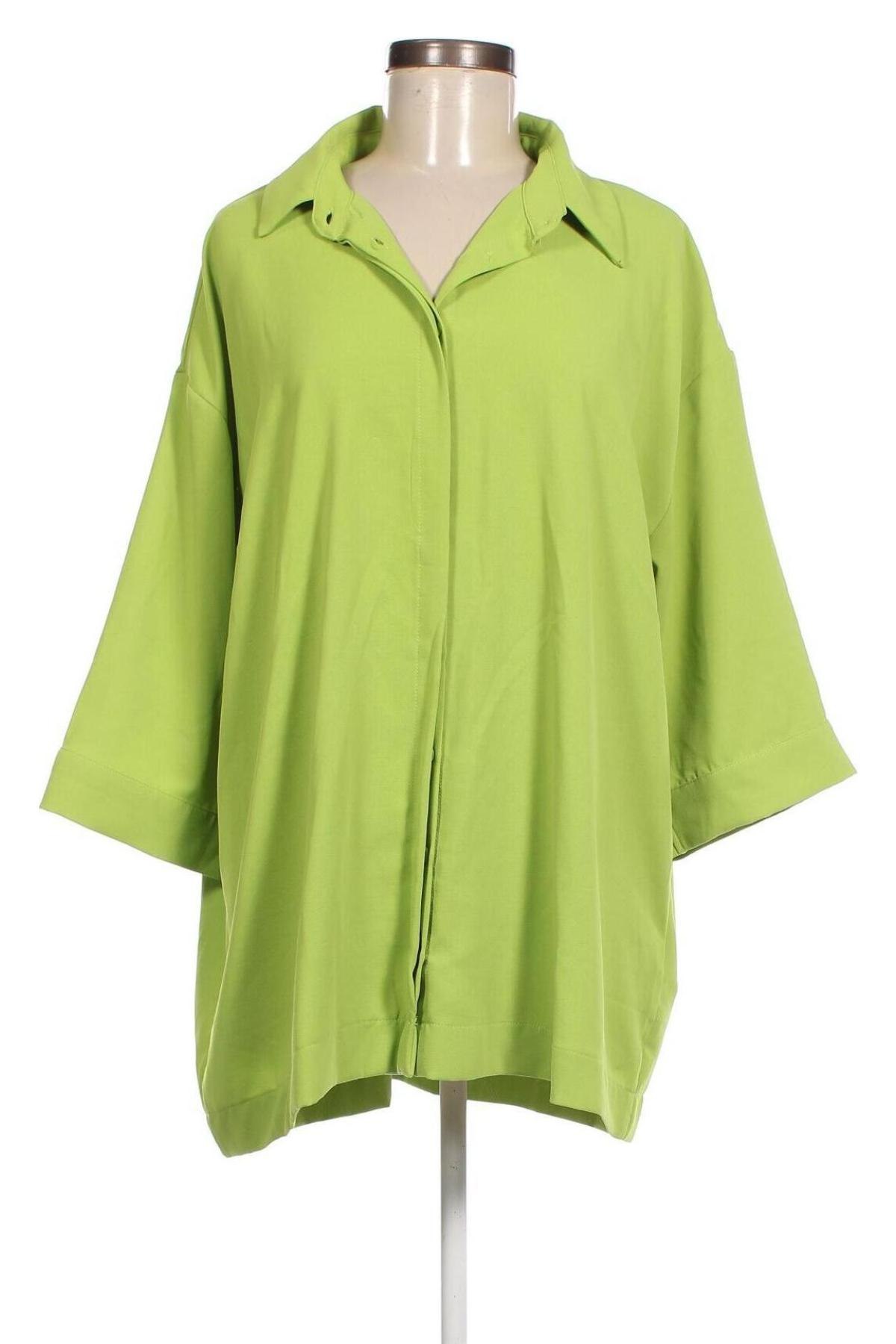 Дамска риза LC Waikiki, Размер XL, Цвят Зелен, Цена 29,76 лв.