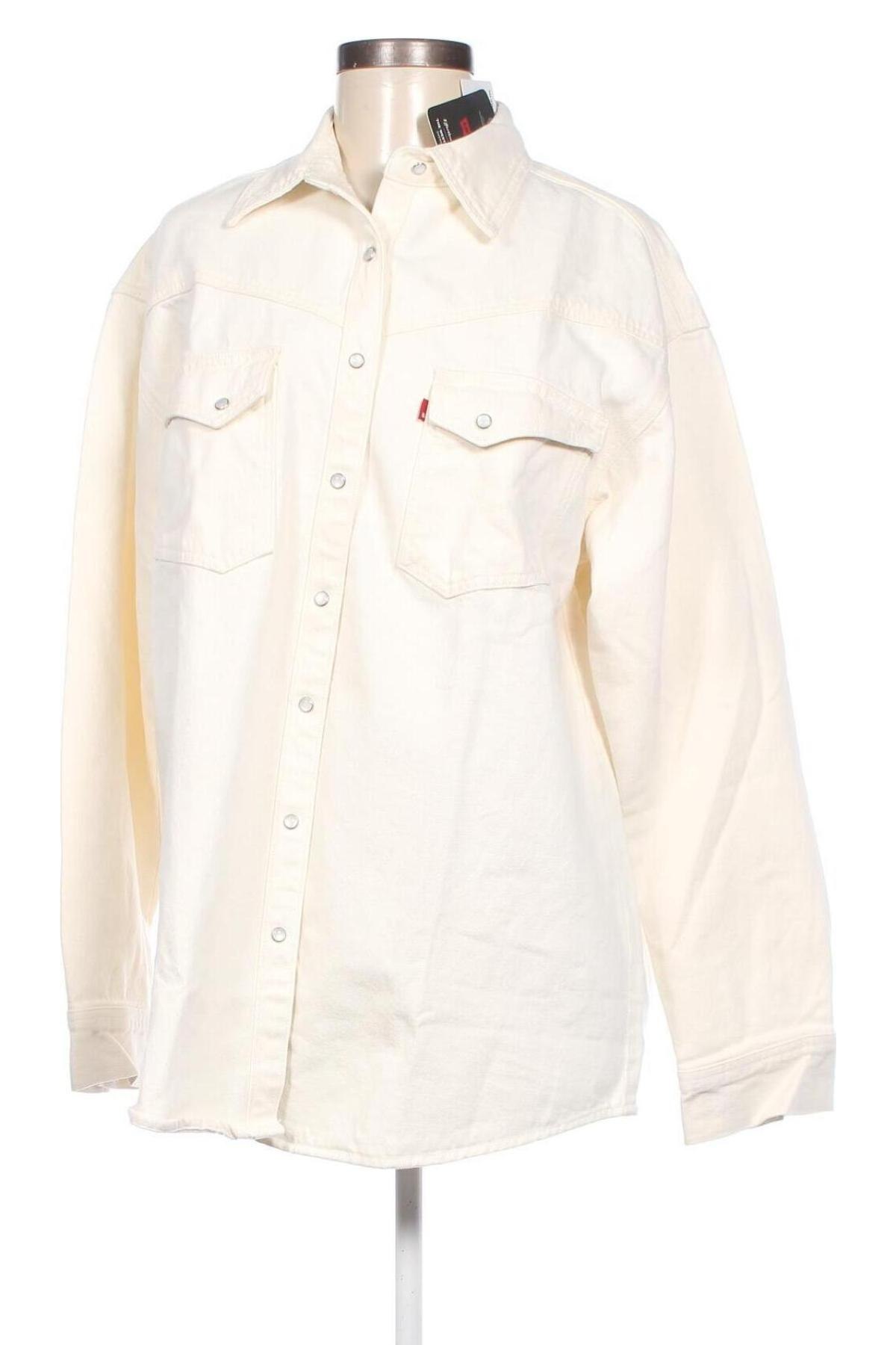 Дамска риза Levi's, Размер M, Цвят Екрю, Цена 54,00 лв.