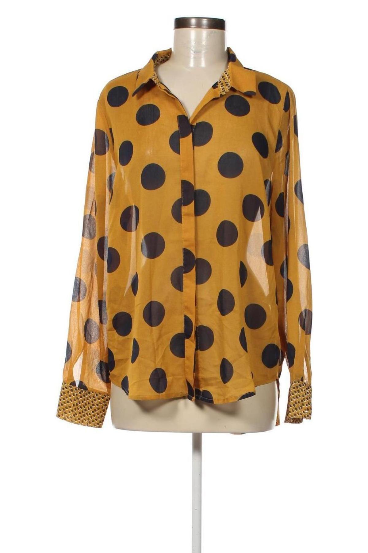 Γυναικείο πουκάμισο Long Island, Μέγεθος L, Χρώμα Κίτρινο, Τιμή 9,28 €
