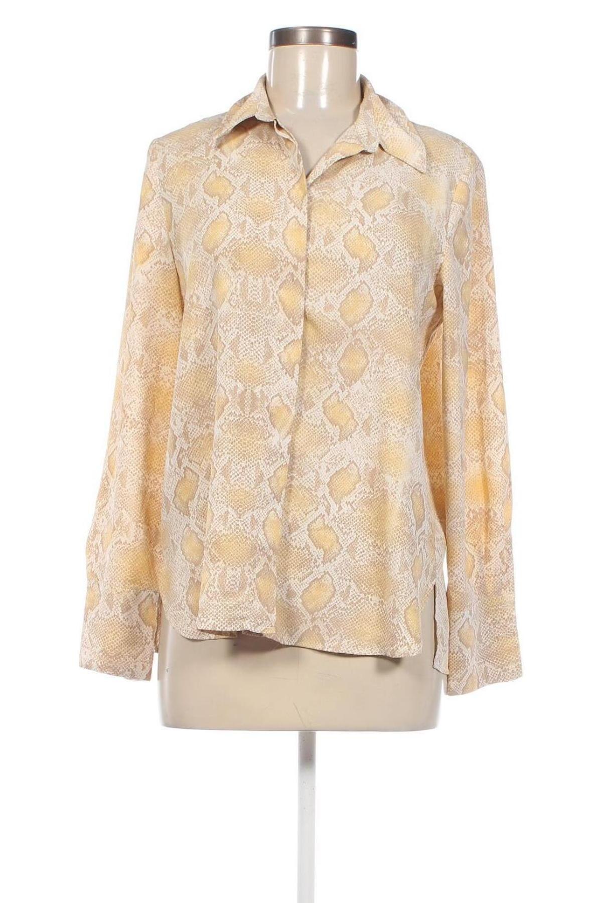 Γυναικείο πουκάμισο Mango, Μέγεθος S, Χρώμα  Μπέζ, Τιμή 8,35 €