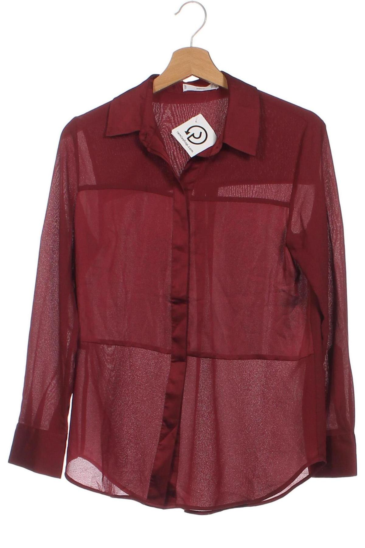 Γυναικείο πουκάμισο Mango, Μέγεθος XS, Χρώμα Κόκκινο, Τιμή 37,42 €