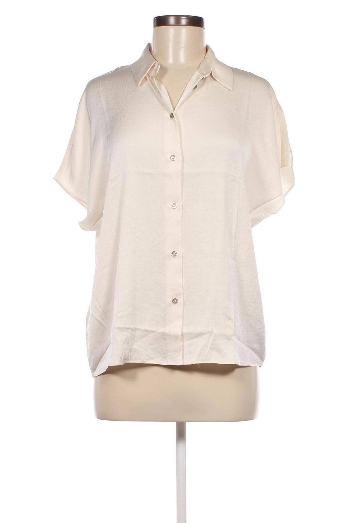 Γυναικείο πουκάμισο Mango, Μέγεθος M, Χρώμα Εκρού, Τιμή 12,78 €