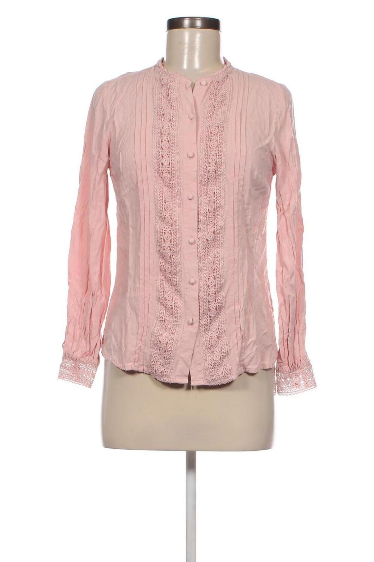 Дамска риза Mohito, Размер M, Цвят Розов, Цена 14,25 лв.