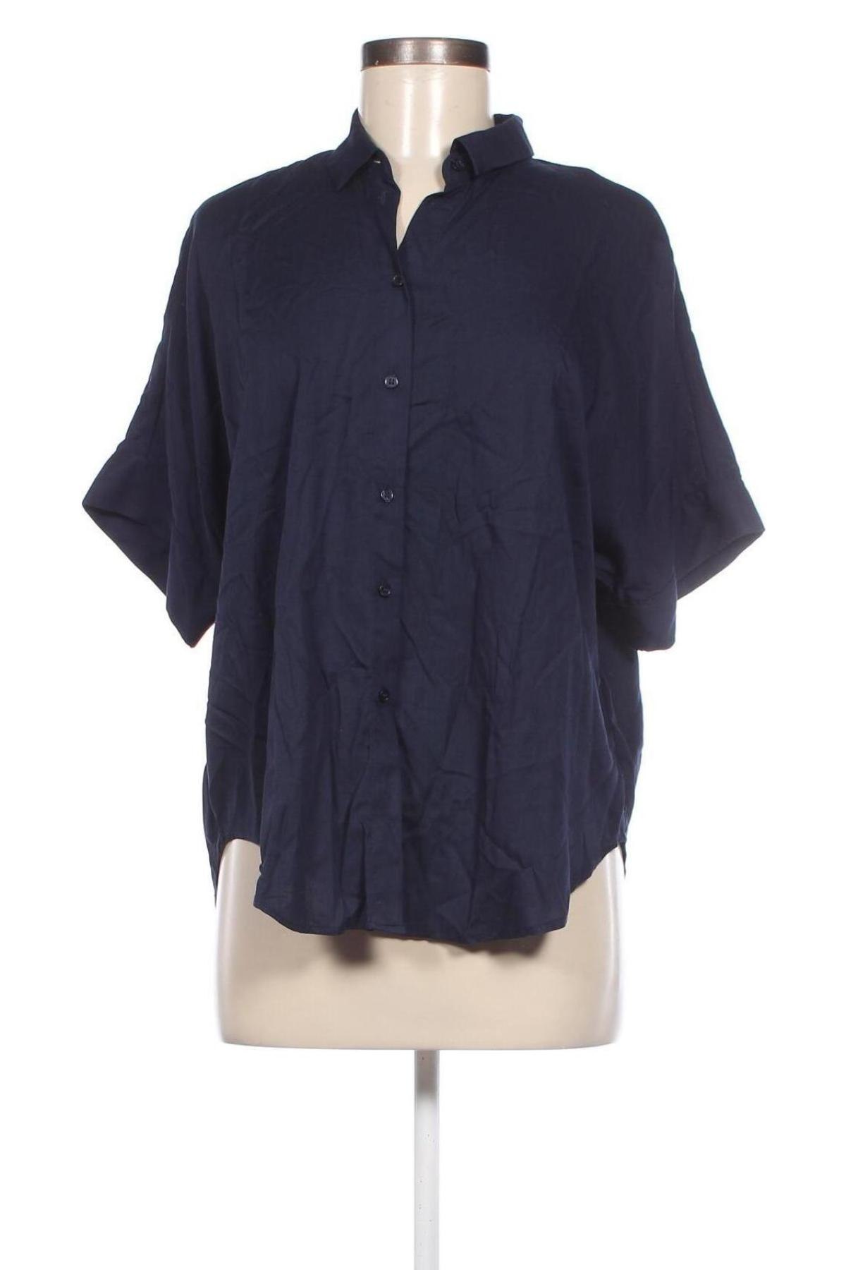 Γυναικείο πουκάμισο Monki, Μέγεθος S, Χρώμα Μπλέ, Τιμή 12,99 €