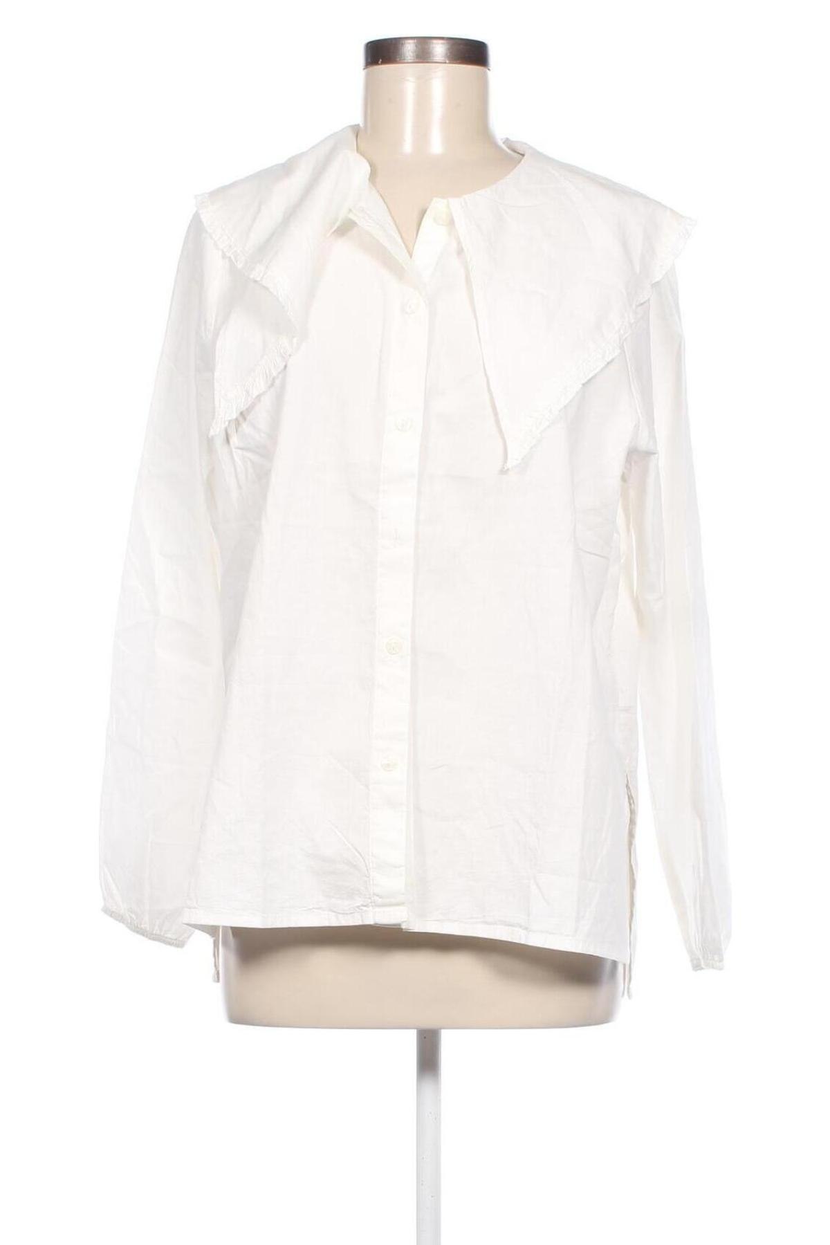 Γυναικείο πουκάμισο Monki, Μέγεθος M, Χρώμα Λευκό, Τιμή 15,88 €