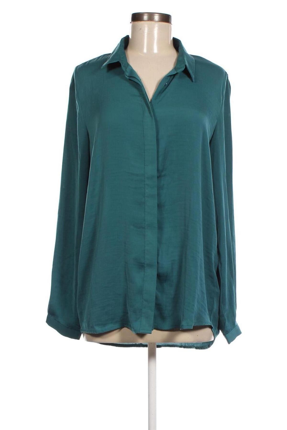 Дамска риза Moss Copenhagen, Размер M, Цвят Зелен, Цена 17,00 лв.
