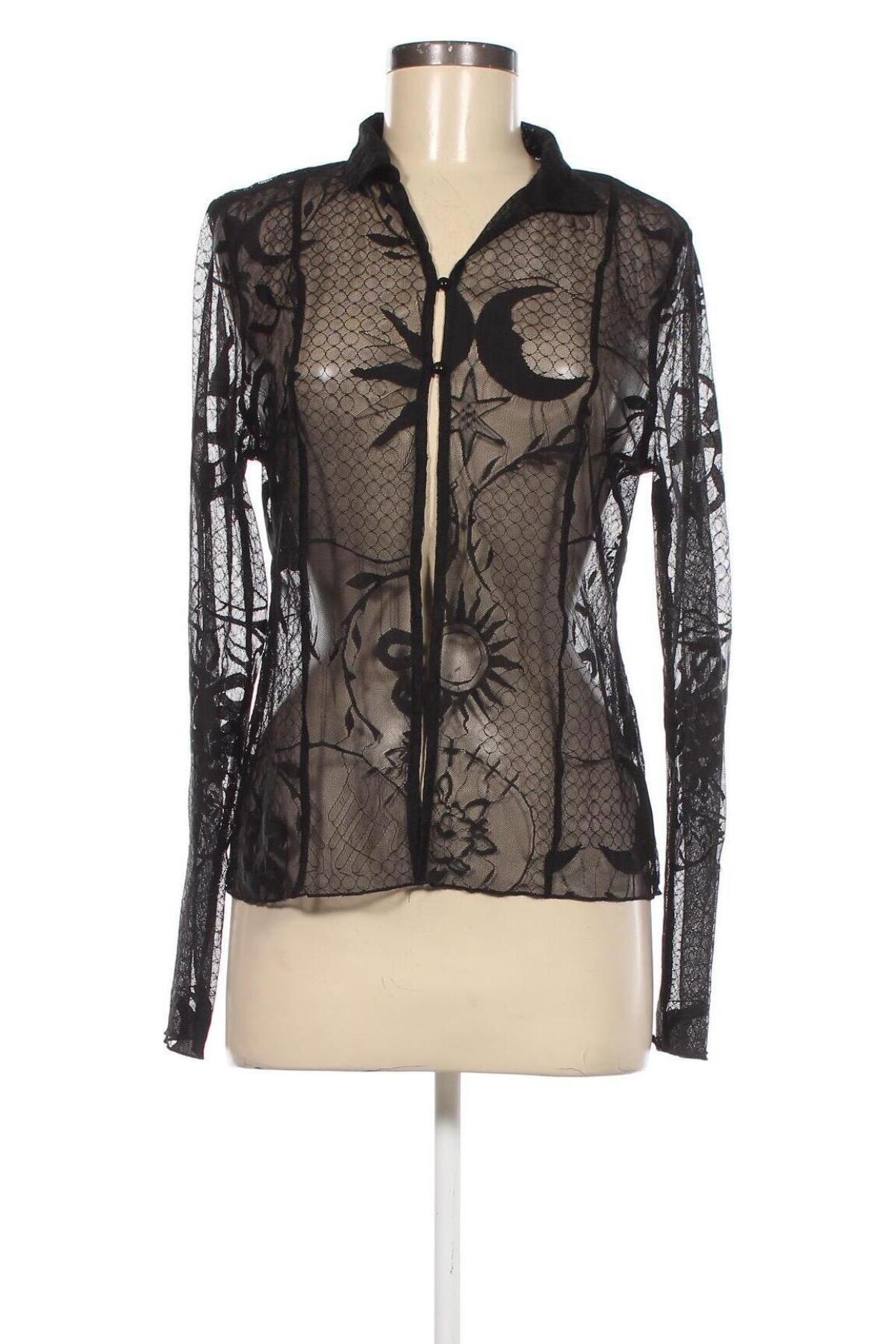 Γυναικείο πουκάμισο Nasty Gal, Μέγεθος M, Χρώμα Μαύρο, Τιμή 21,83 €