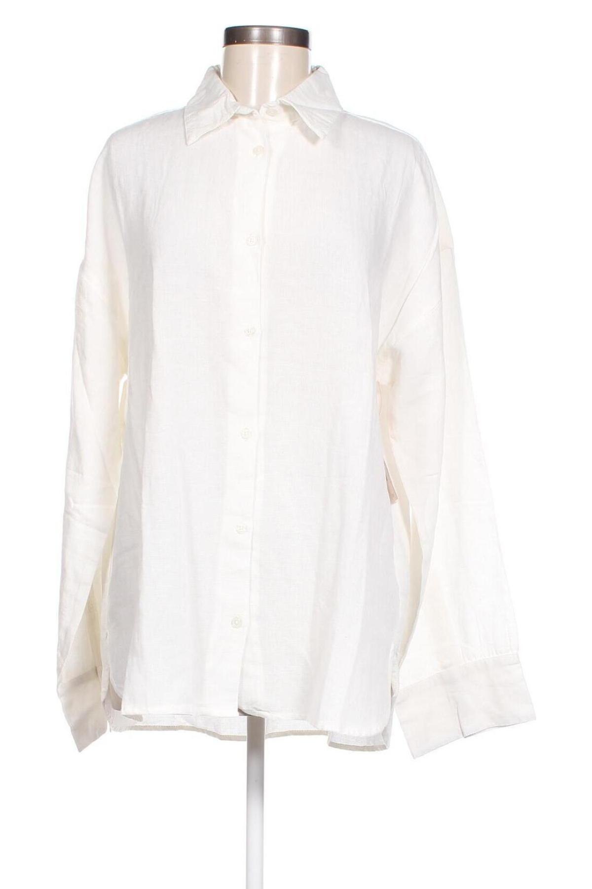 Γυναικείο πουκάμισο Nelly, Μέγεθος L, Χρώμα Λευκό, Τιμή 21,83 €