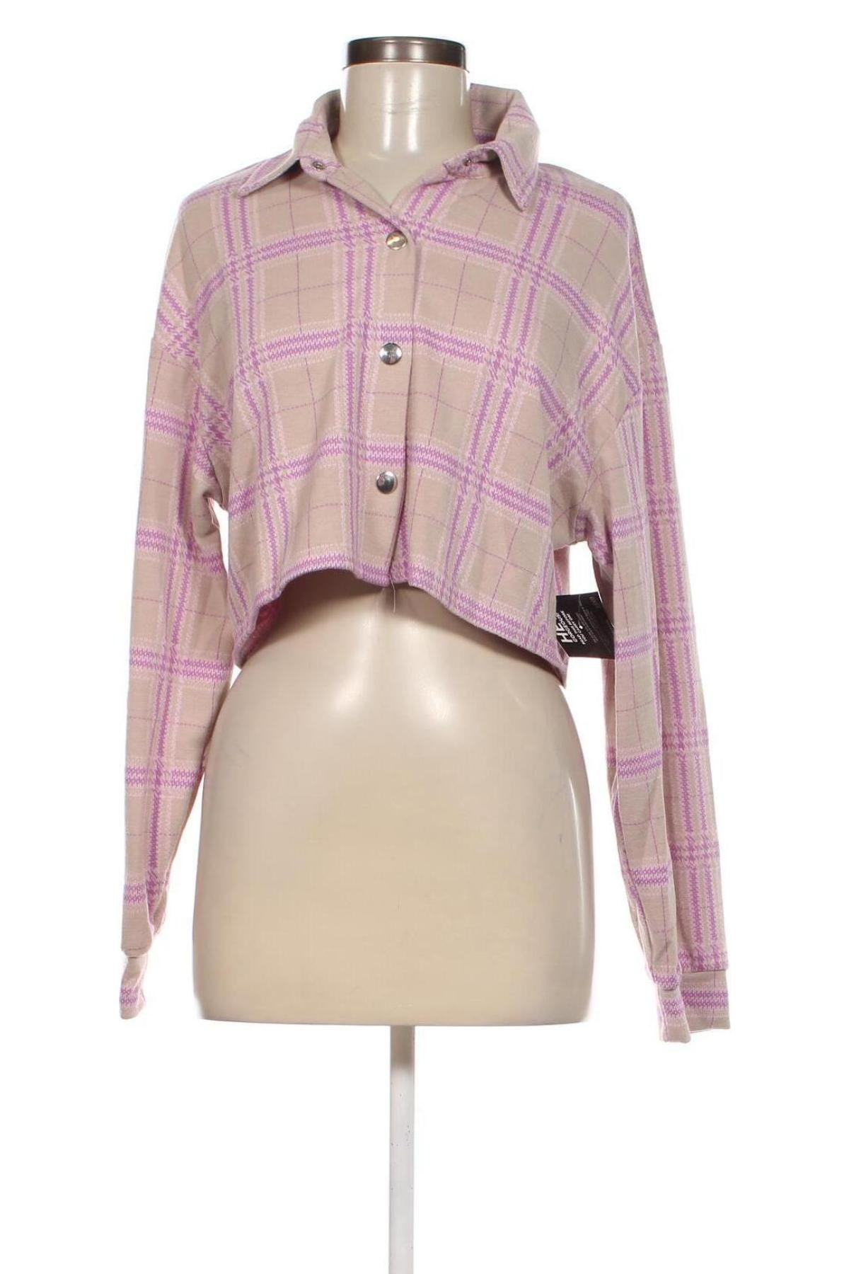 Γυναικείο πουκάμισο Nly Trend, Μέγεθος M, Χρώμα Πολύχρωμο, Τιμή 10,31 €