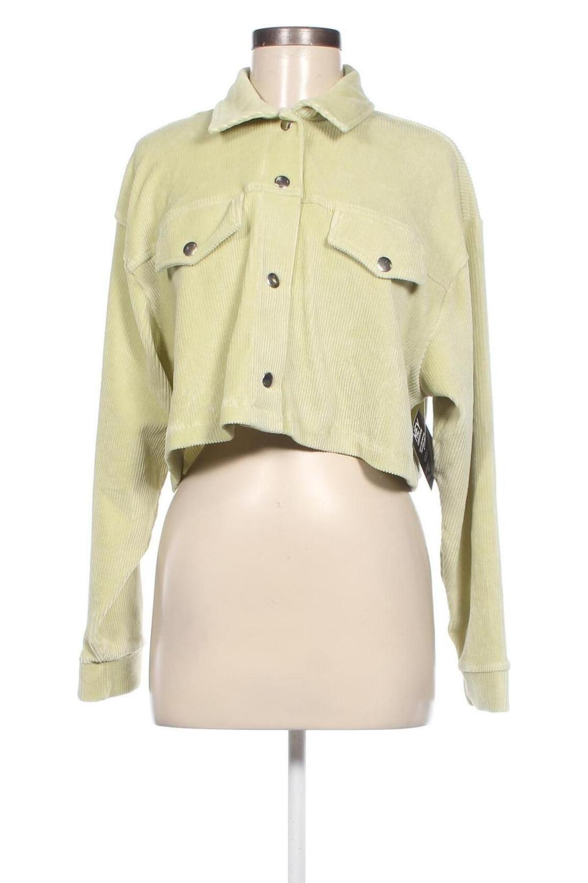 Γυναικείο πουκάμισο Nly Trend, Μέγεθος M, Χρώμα Πράσινο, Τιμή 11,34 €