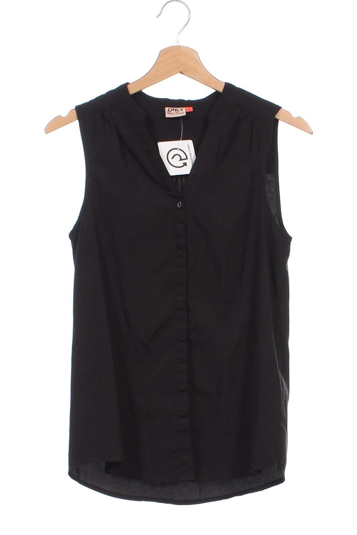 Dámska košeľa  ONLY, Veľkosť XS, Farba Čierna, Cena  6,14 €