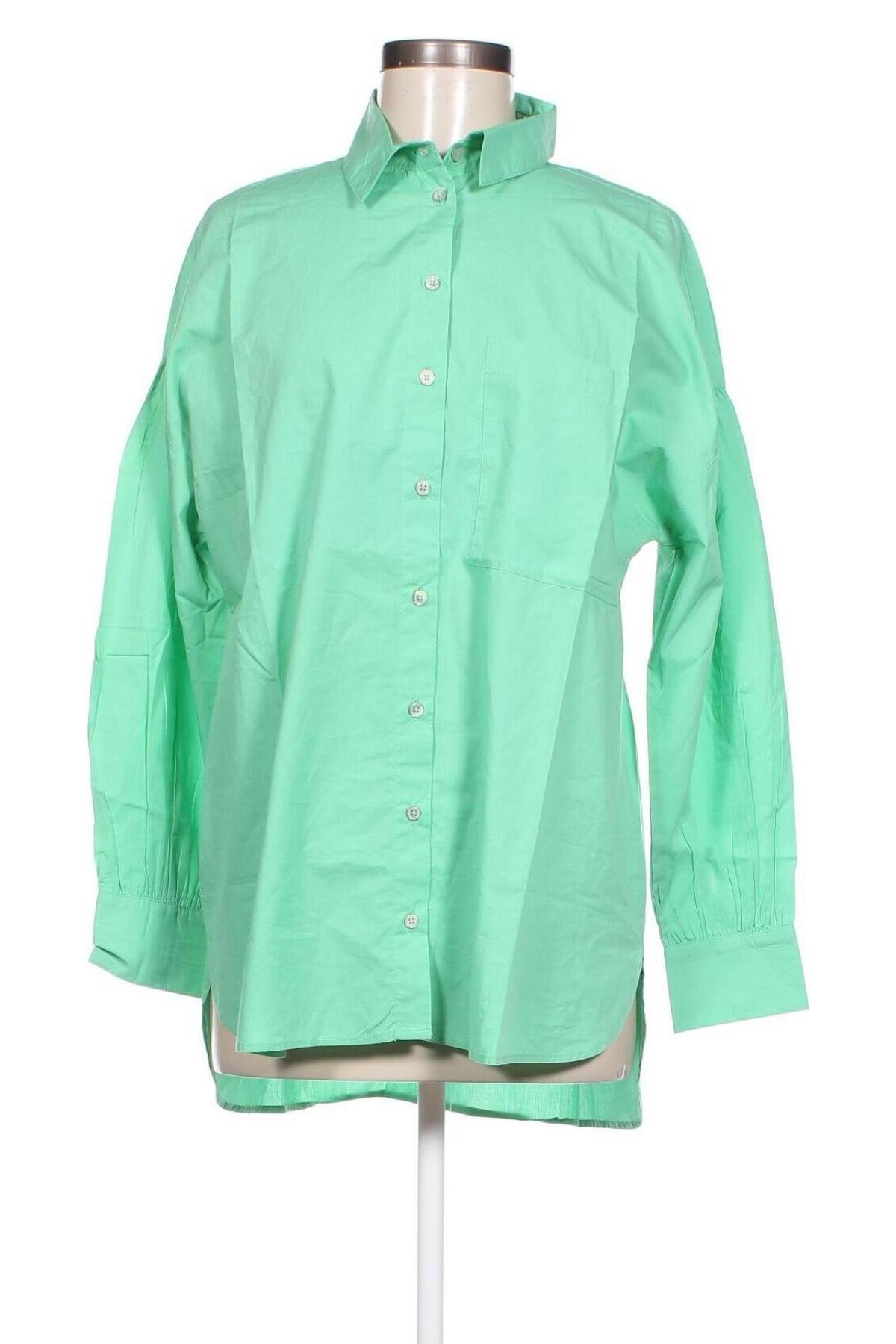 Γυναικείο πουκάμισο ONLY, Μέγεθος S, Χρώμα Πράσινο, Τιμή 10,67 €