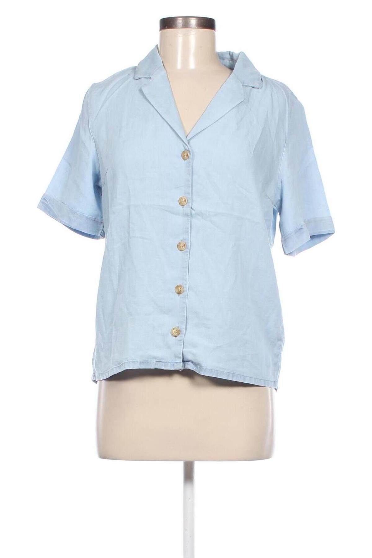 Γυναικείο πουκάμισο ONLY, Μέγεθος S, Χρώμα Μπλέ, Τιμή 8,54 €