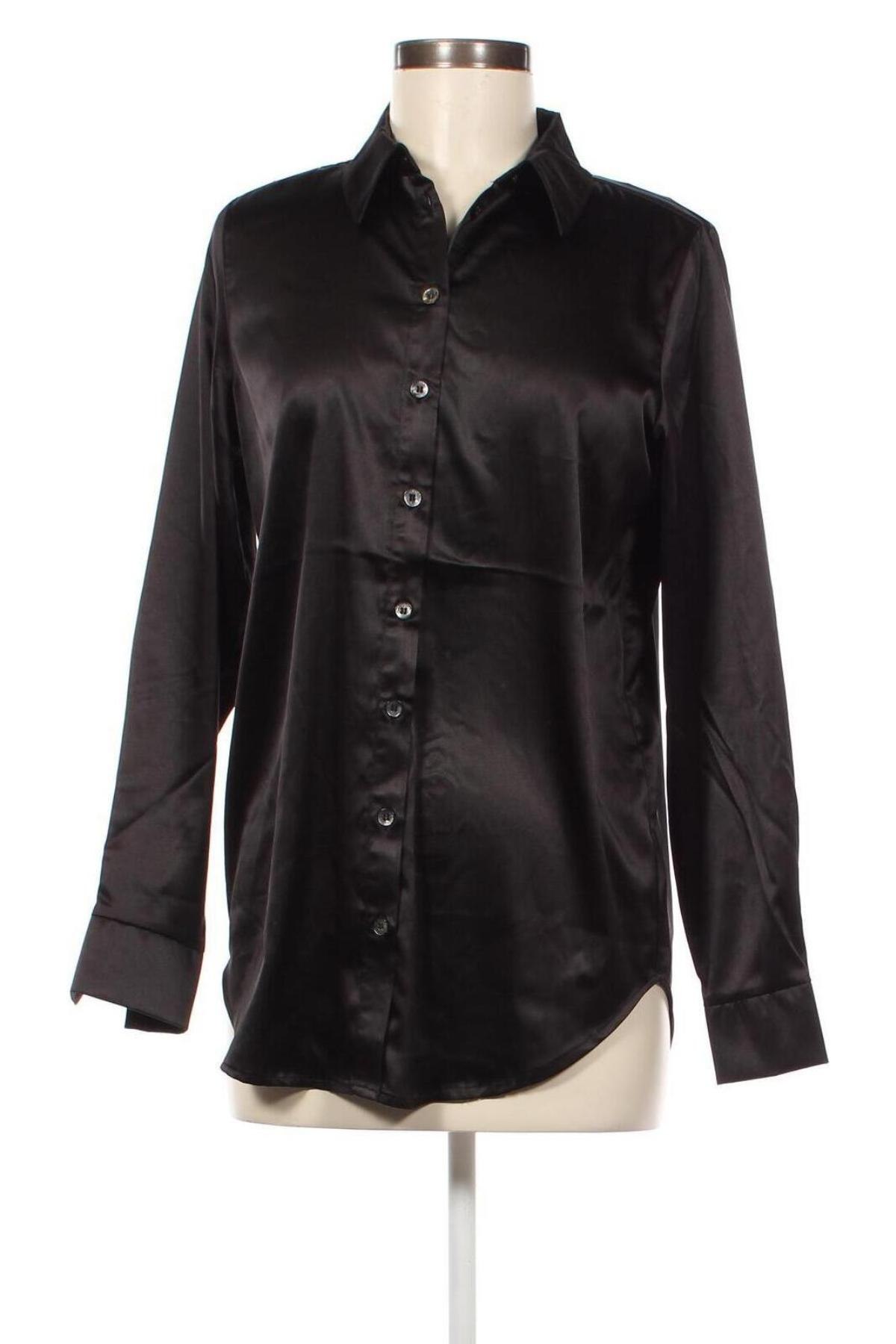 Γυναικείο πουκάμισο ONLY, Μέγεθος XS, Χρώμα Μαύρο, Τιμή 11,86 €