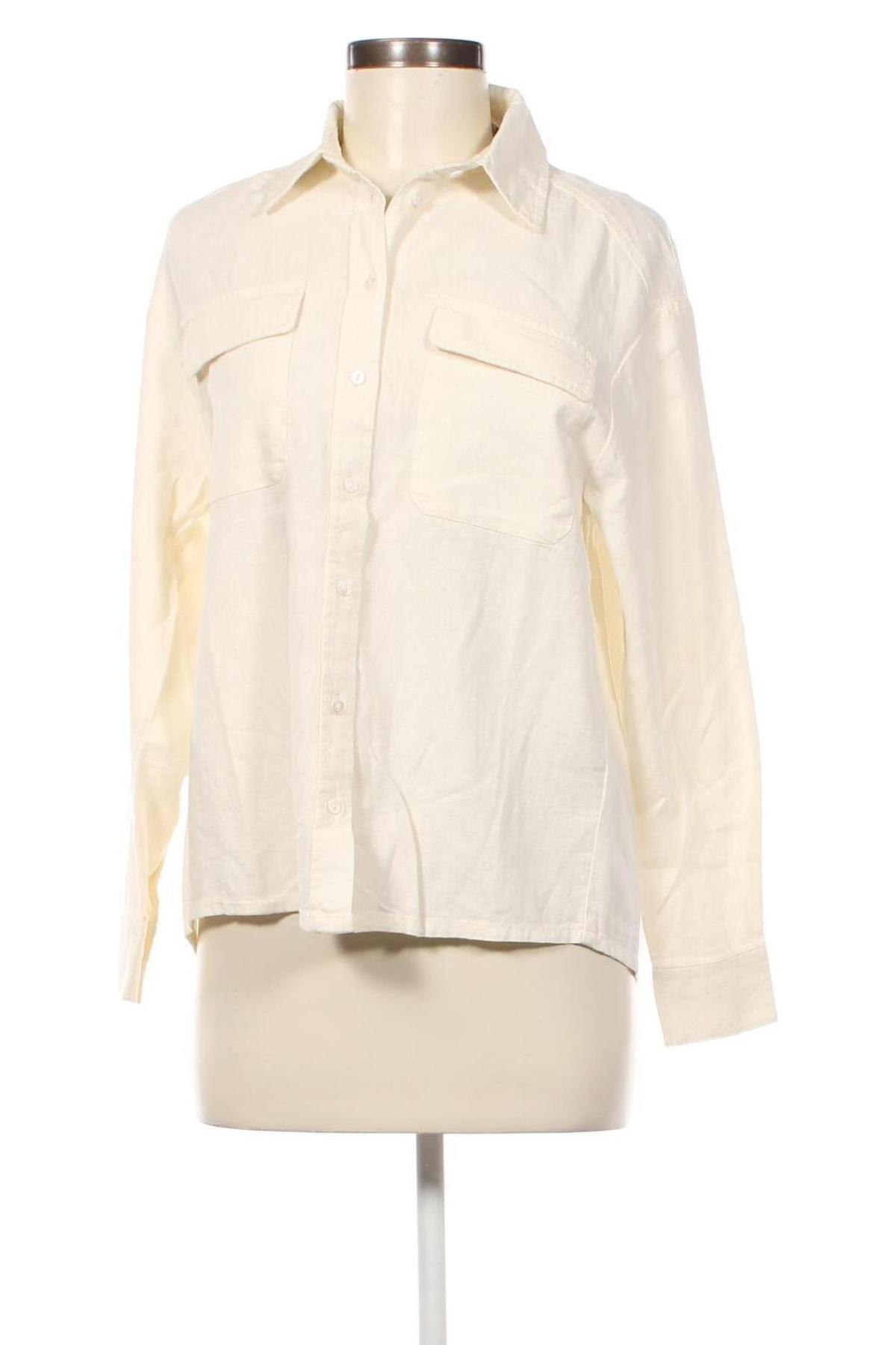 Γυναικείο πουκάμισο ONLY, Μέγεθος XS, Χρώμα Εκρού, Τιμή 10,67 €