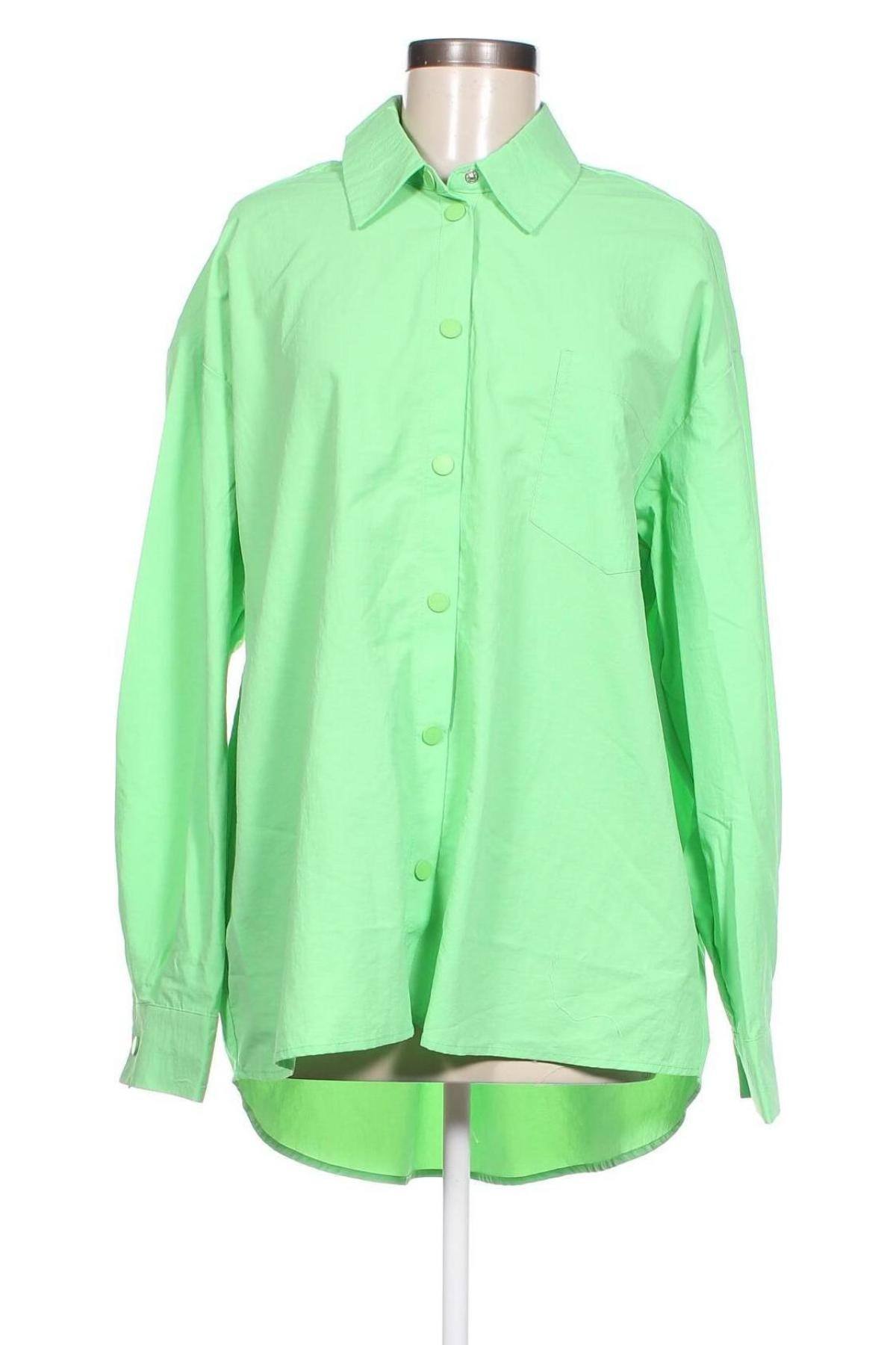 Γυναικείο πουκάμισο ONLY, Μέγεθος L, Χρώμα Πράσινο, Τιμή 11,86 €