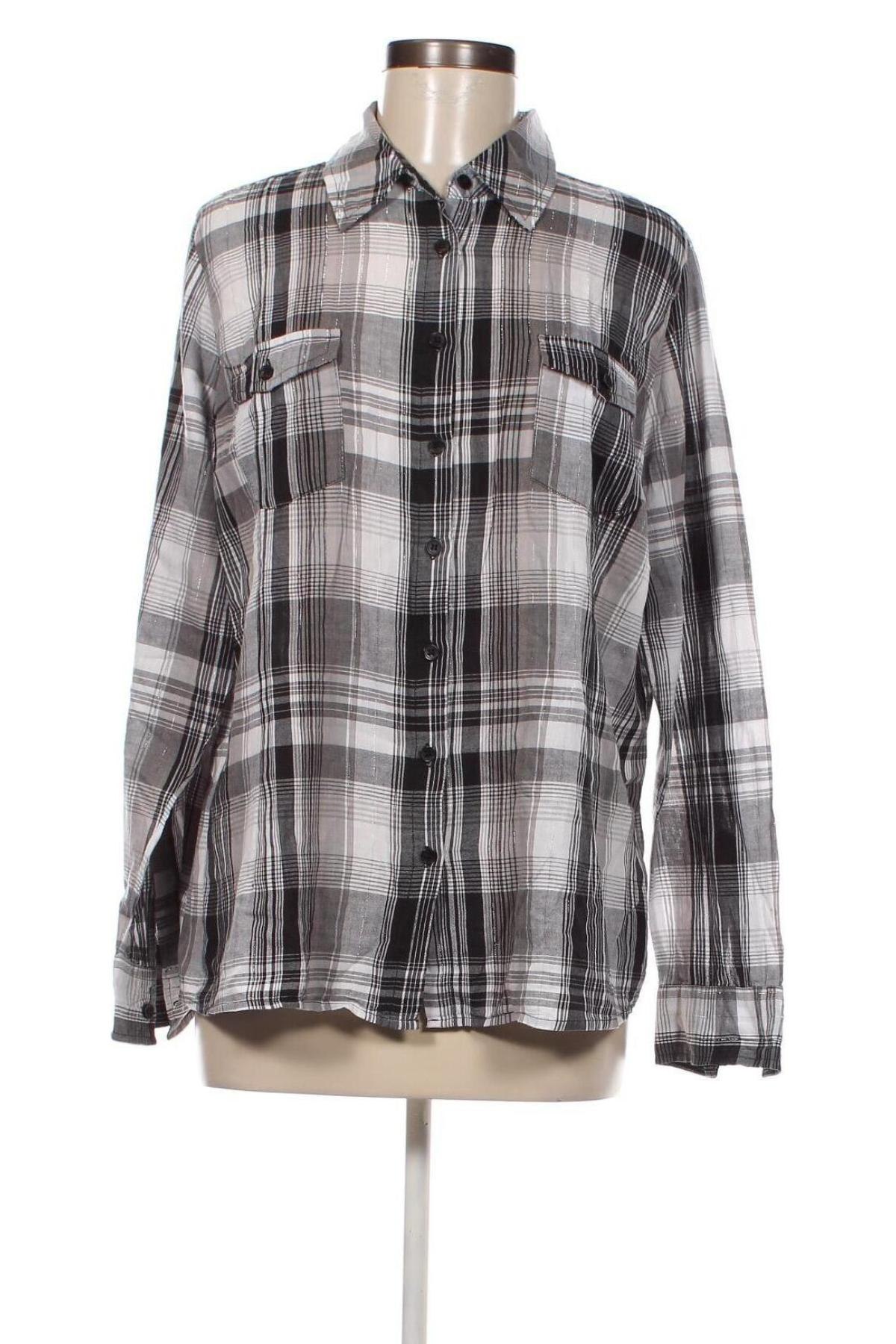 Γυναικείο πουκάμισο Okay, Μέγεθος L, Χρώμα Πολύχρωμο, Τιμή 9,28 €