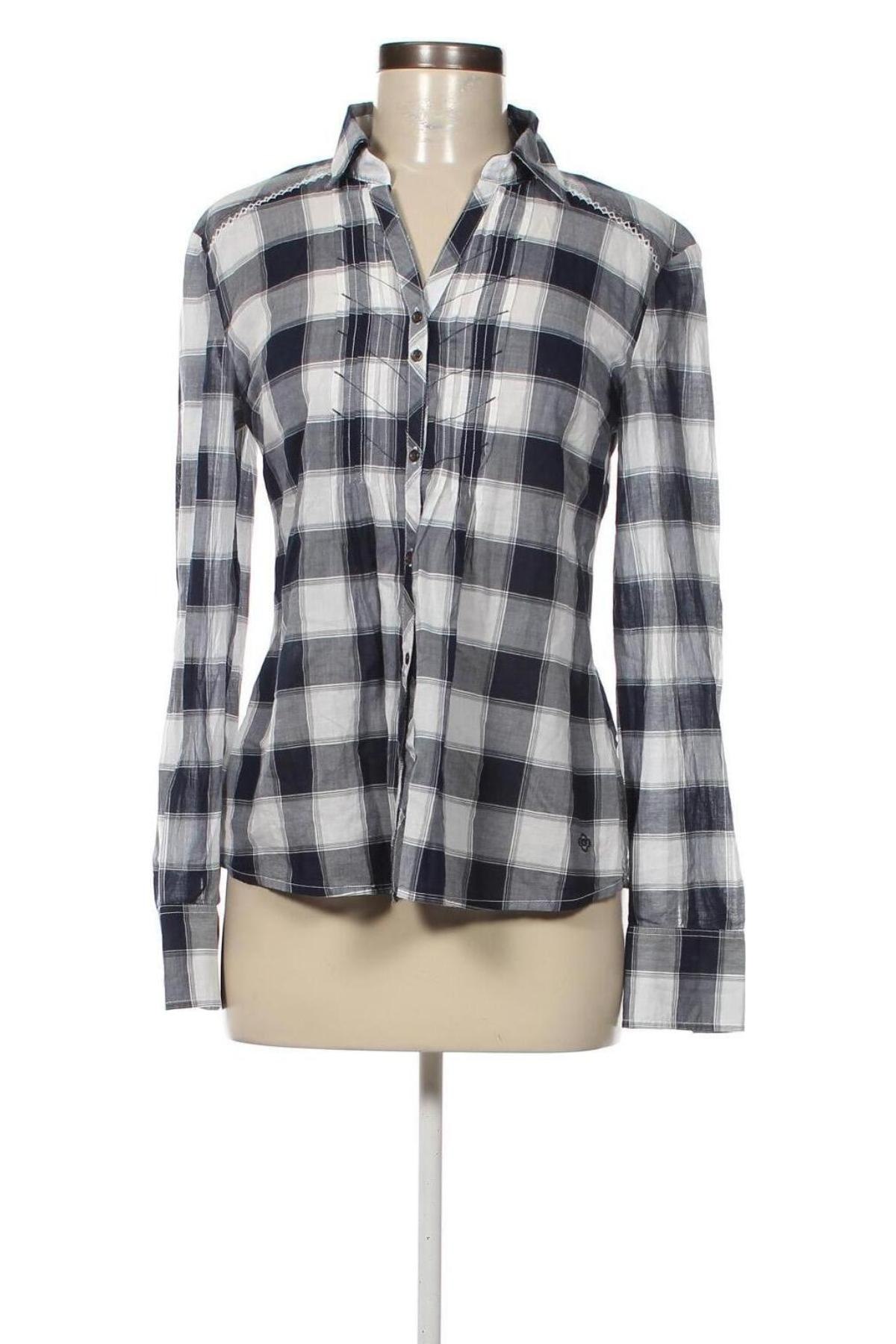 Γυναικείο πουκάμισο Olsen, Μέγεθος S, Χρώμα Μπλέ, Τιμή 10,52 €