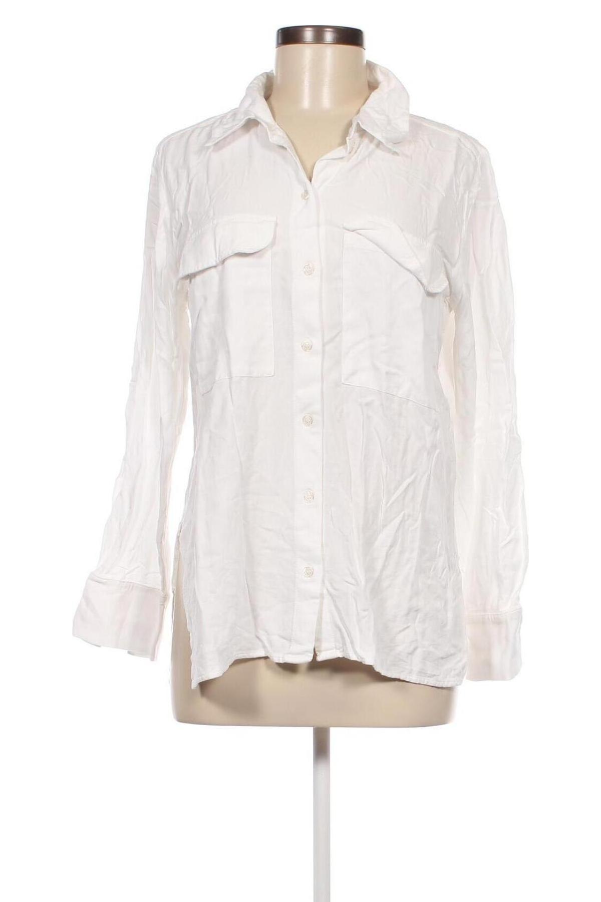 Γυναικείο πουκάμισο Opus, Μέγεθος M, Χρώμα Λευκό, Τιμή 17,00 €