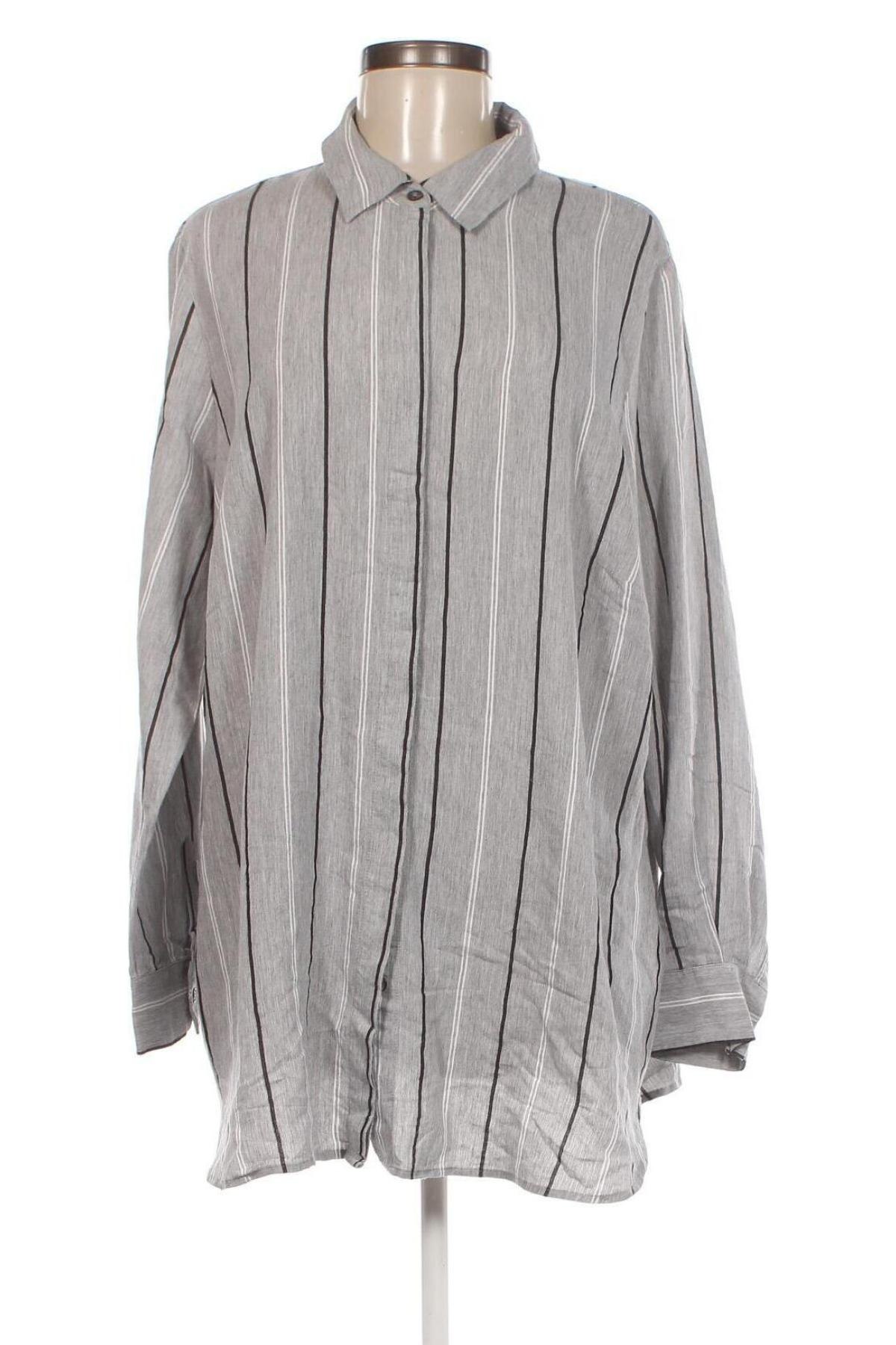 Γυναικείο πουκάμισο Peter Hahn, Μέγεθος XXL, Χρώμα Γκρί, Τιμή 16,33 €