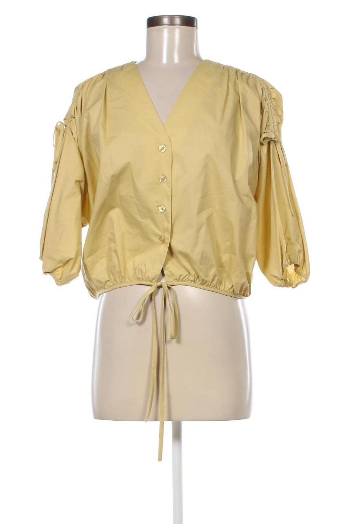 Γυναικείο πουκάμισο Pinko, Μέγεθος M, Χρώμα Κίτρινο, Τιμή 68,33 €